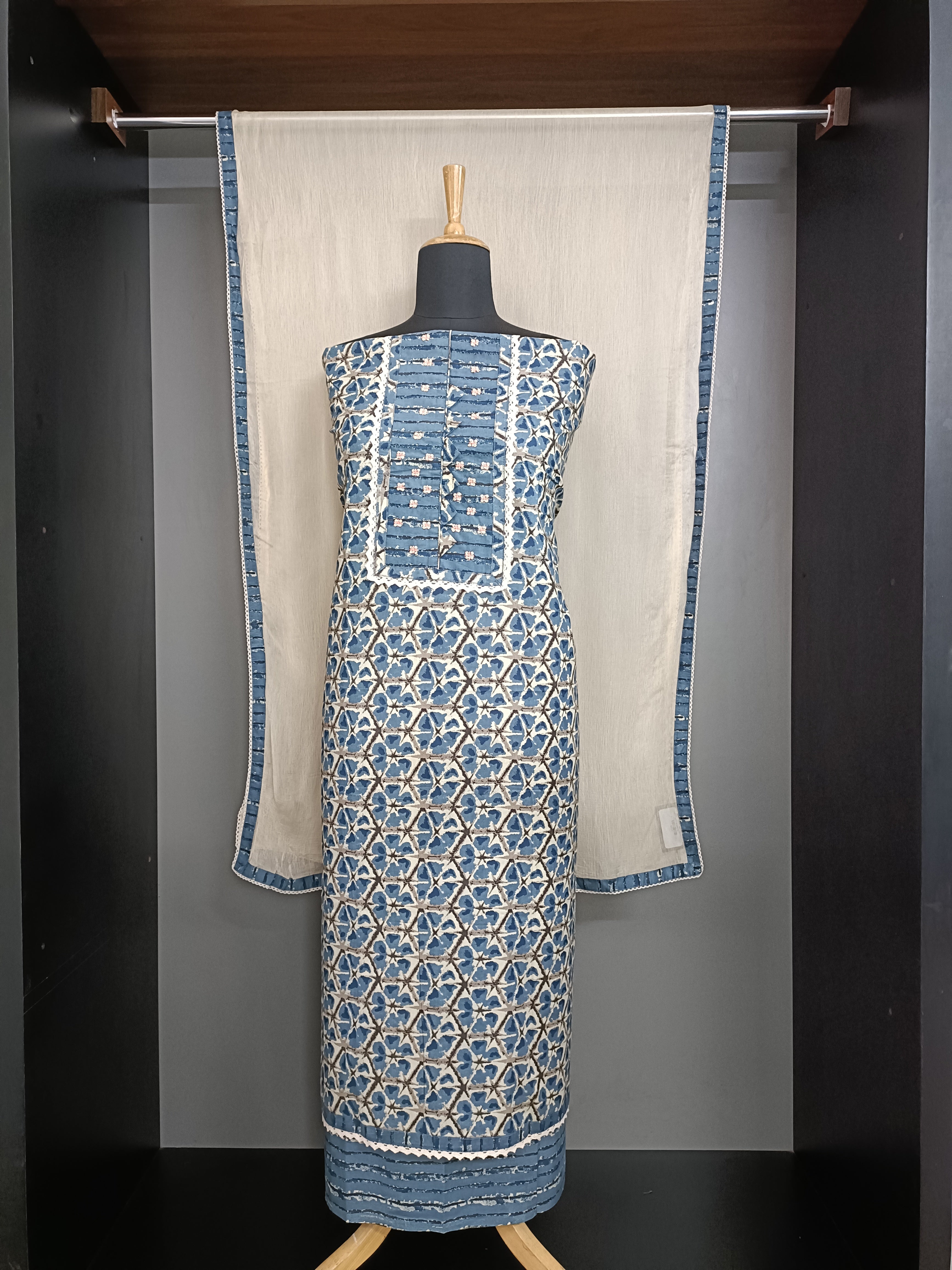 Print Pattern Soft Cotton Salwar Set | ACF106