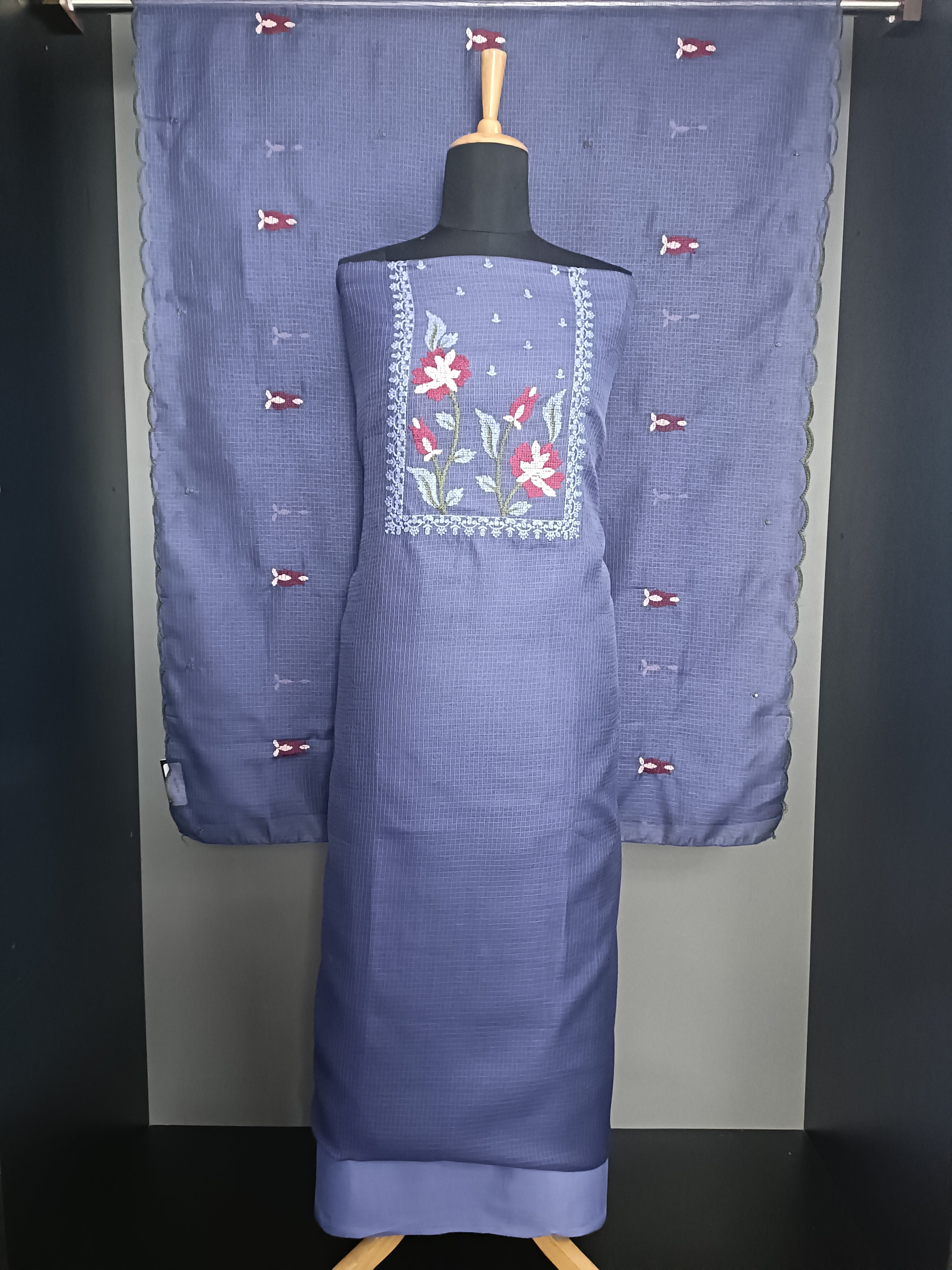 Cross Stitch Pattern Silky Kota Salwar Set | SW2502
