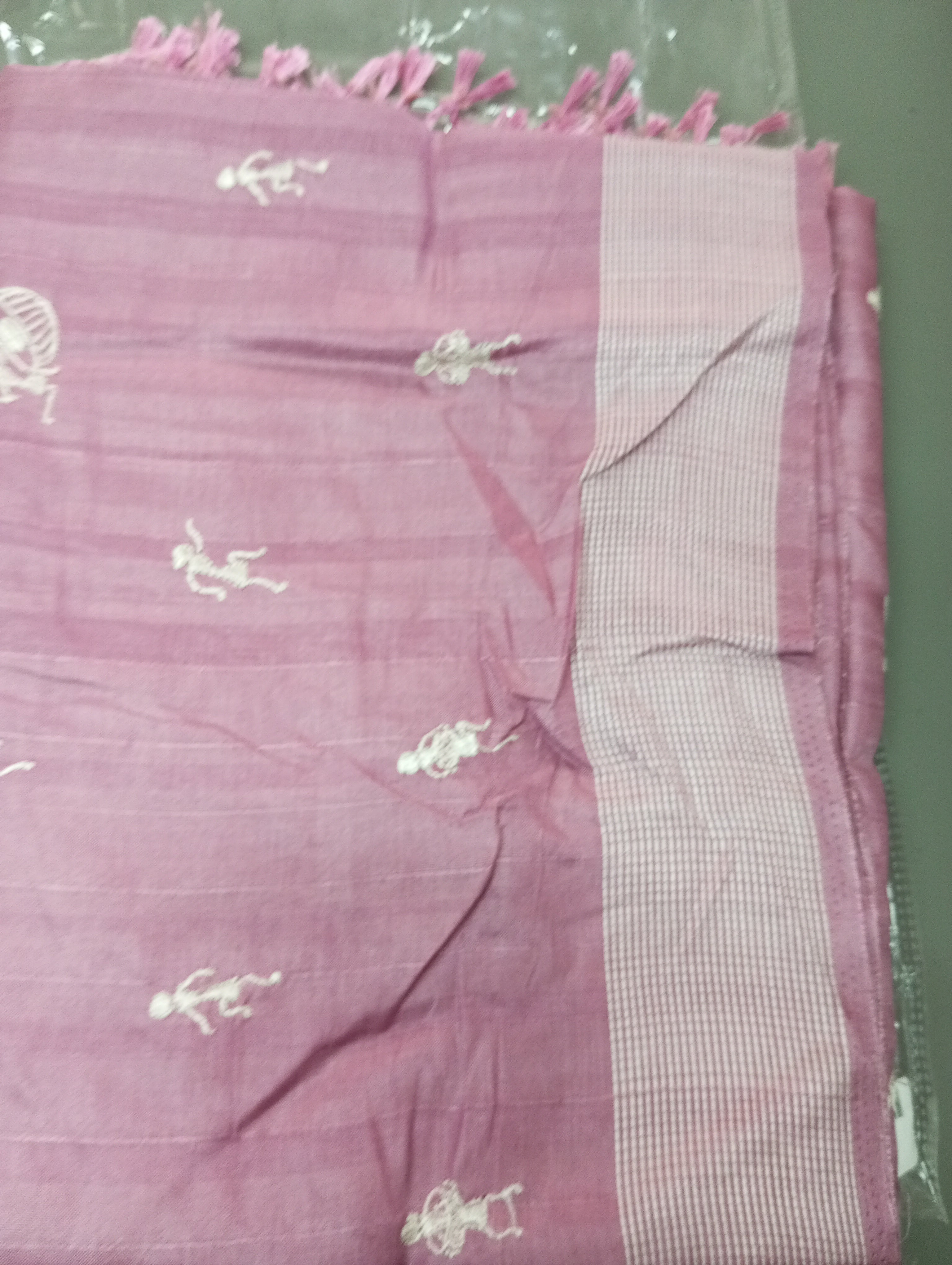 Warli printed Pattern Tussar Saree | SUN814