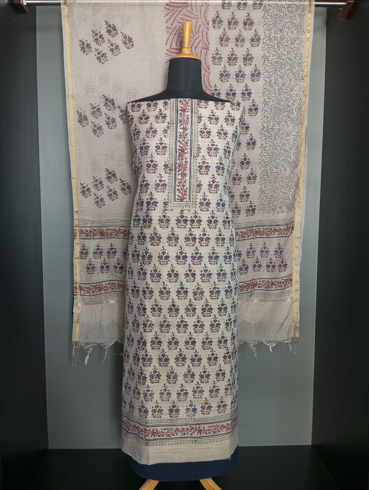 Block Printed Kota Salwar Set  | SW2567