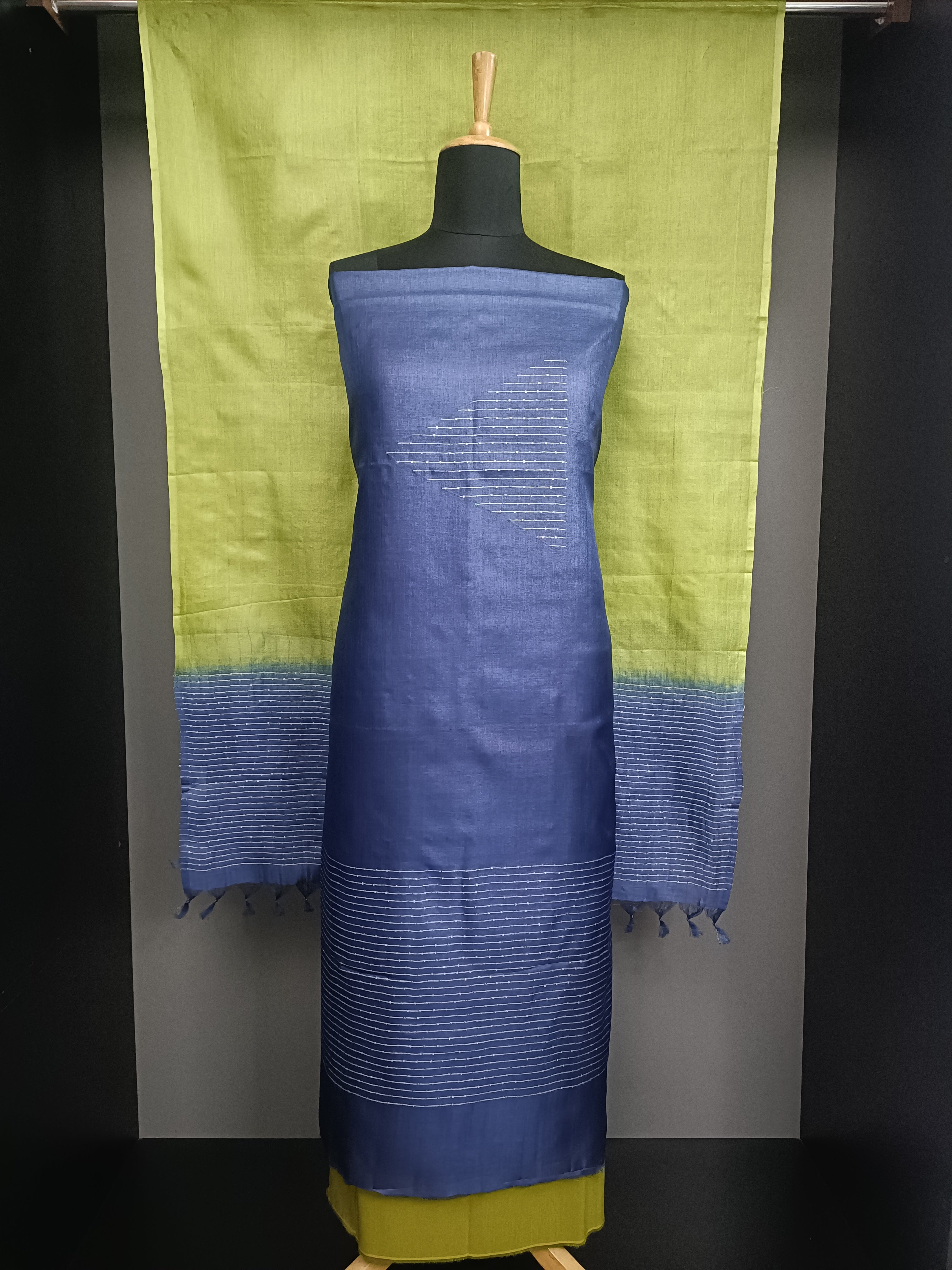 Thread Woven Soft Tussar Salwar Set | PR223