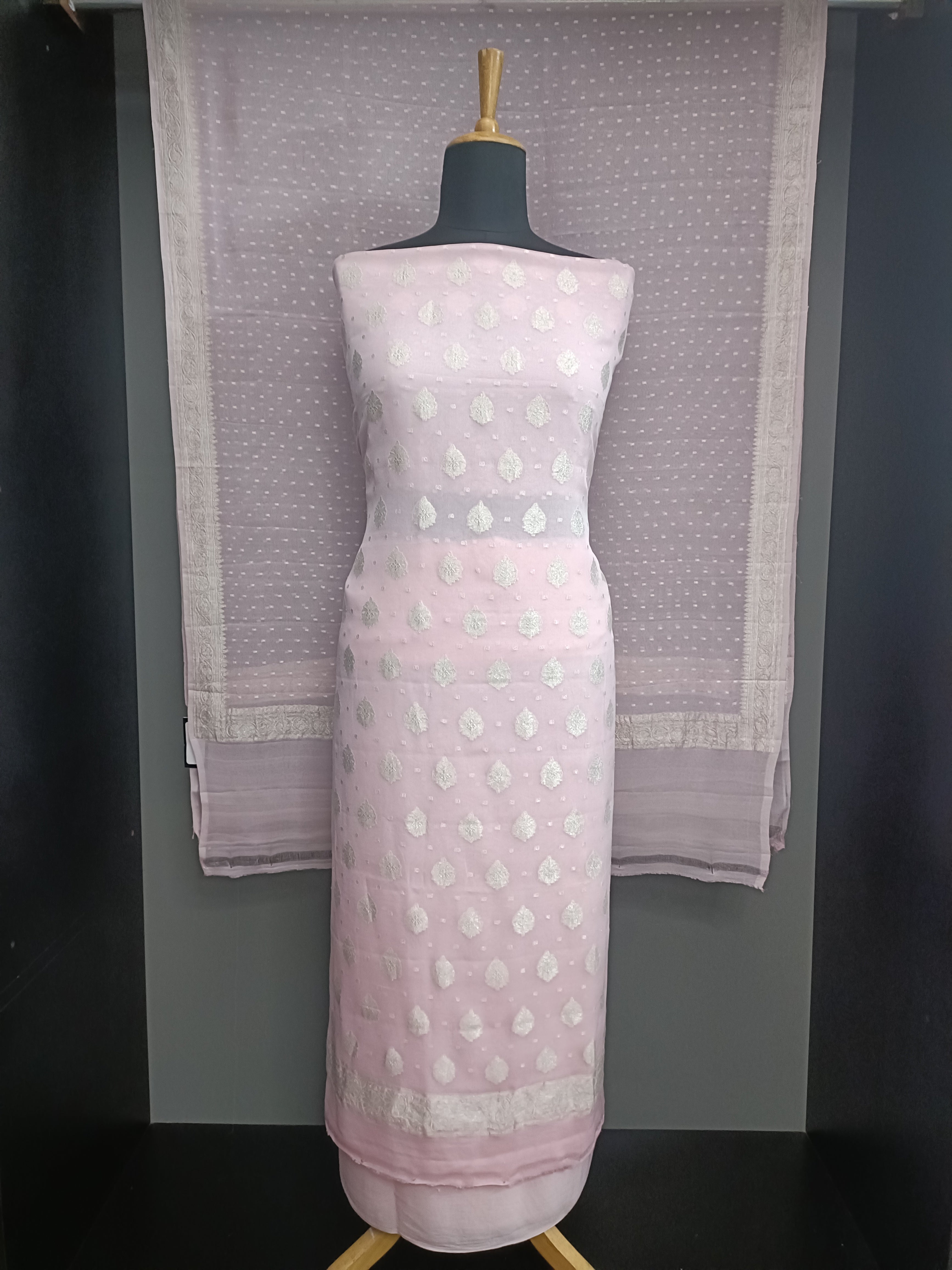 Banarasi Woven Georgette Salwar Set | EG166