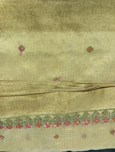 Embroidery Patterned Tissue Kota Saree | BLD806