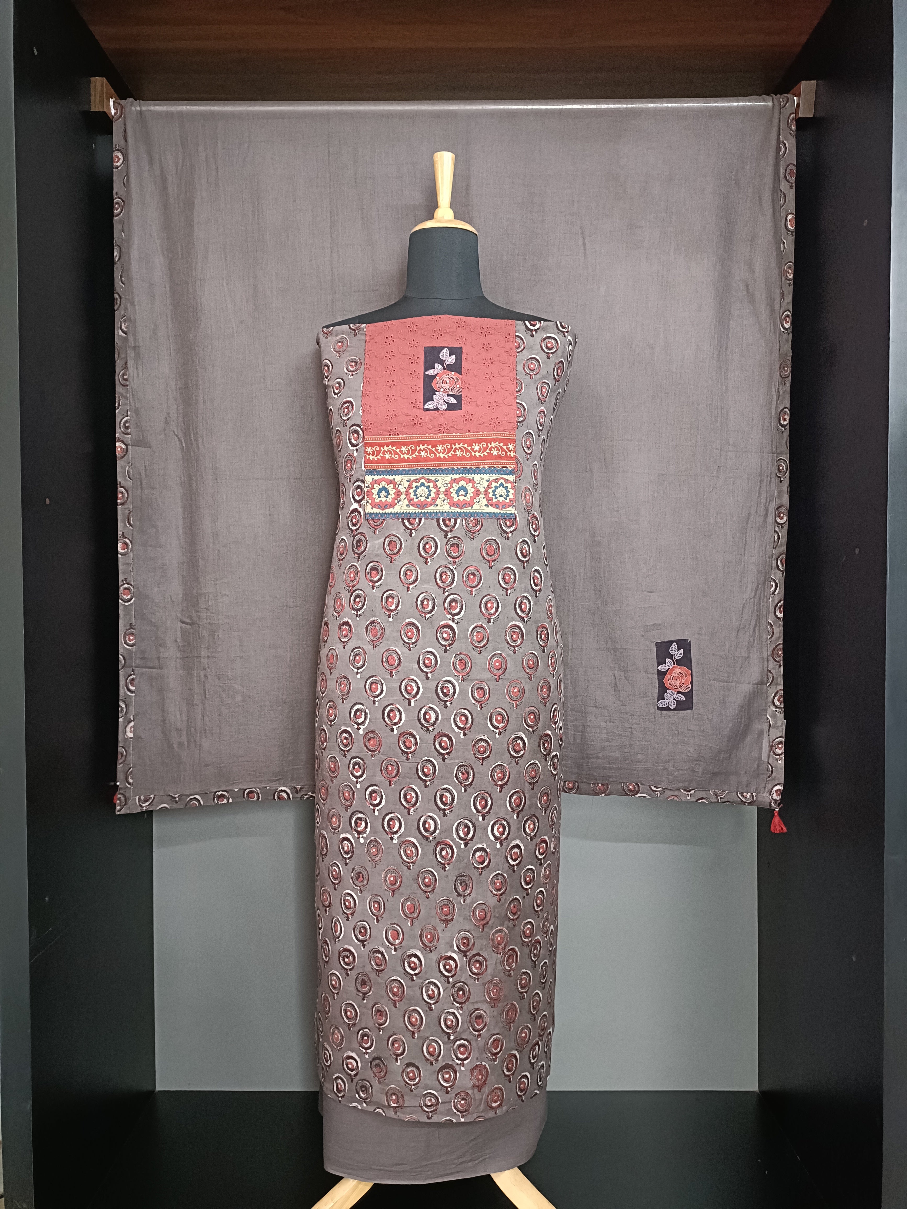 Hand Block Printed Cotton Salwar Set | MF286