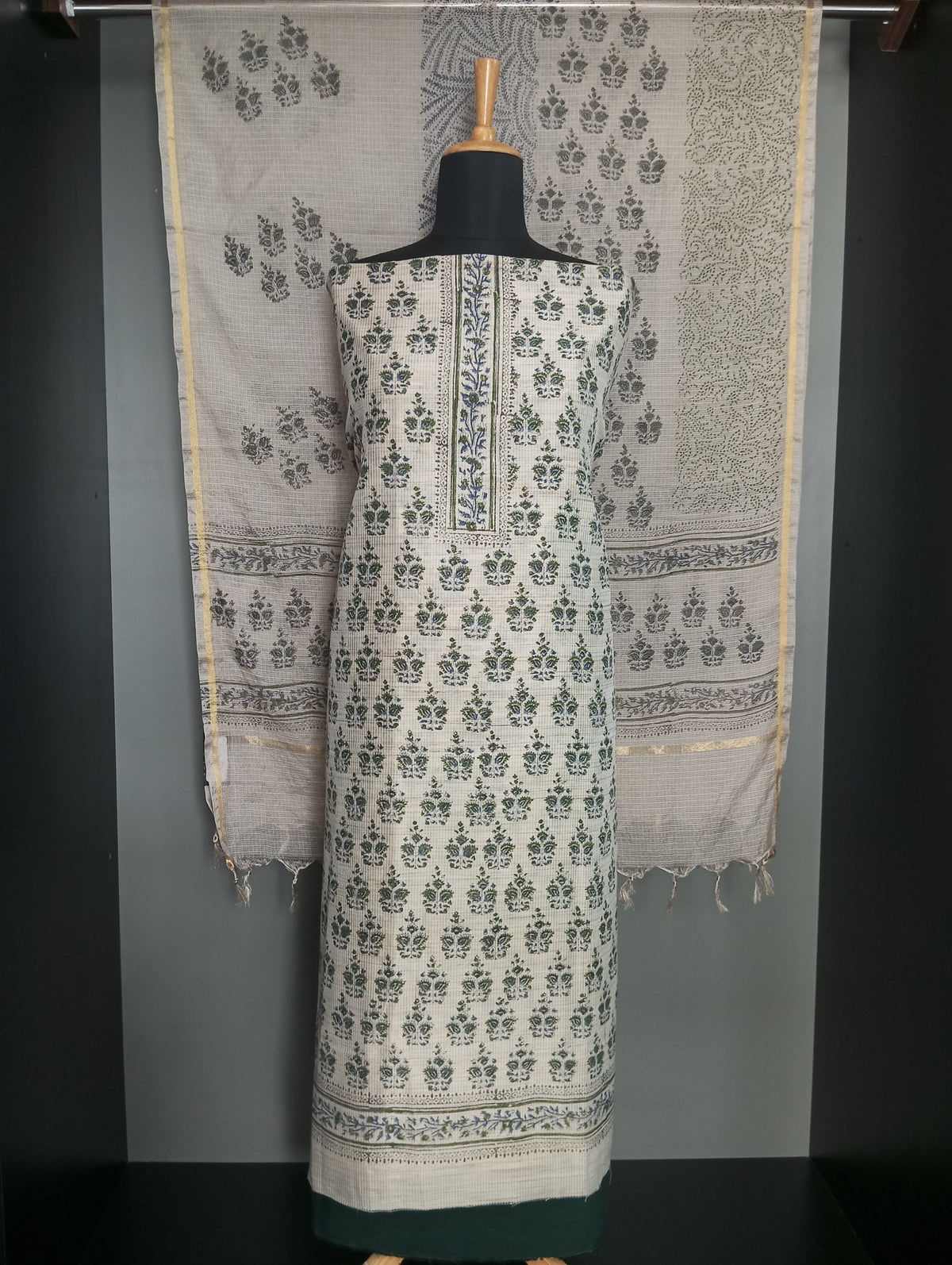 Block Printed Kota Salwar Set | SW2568