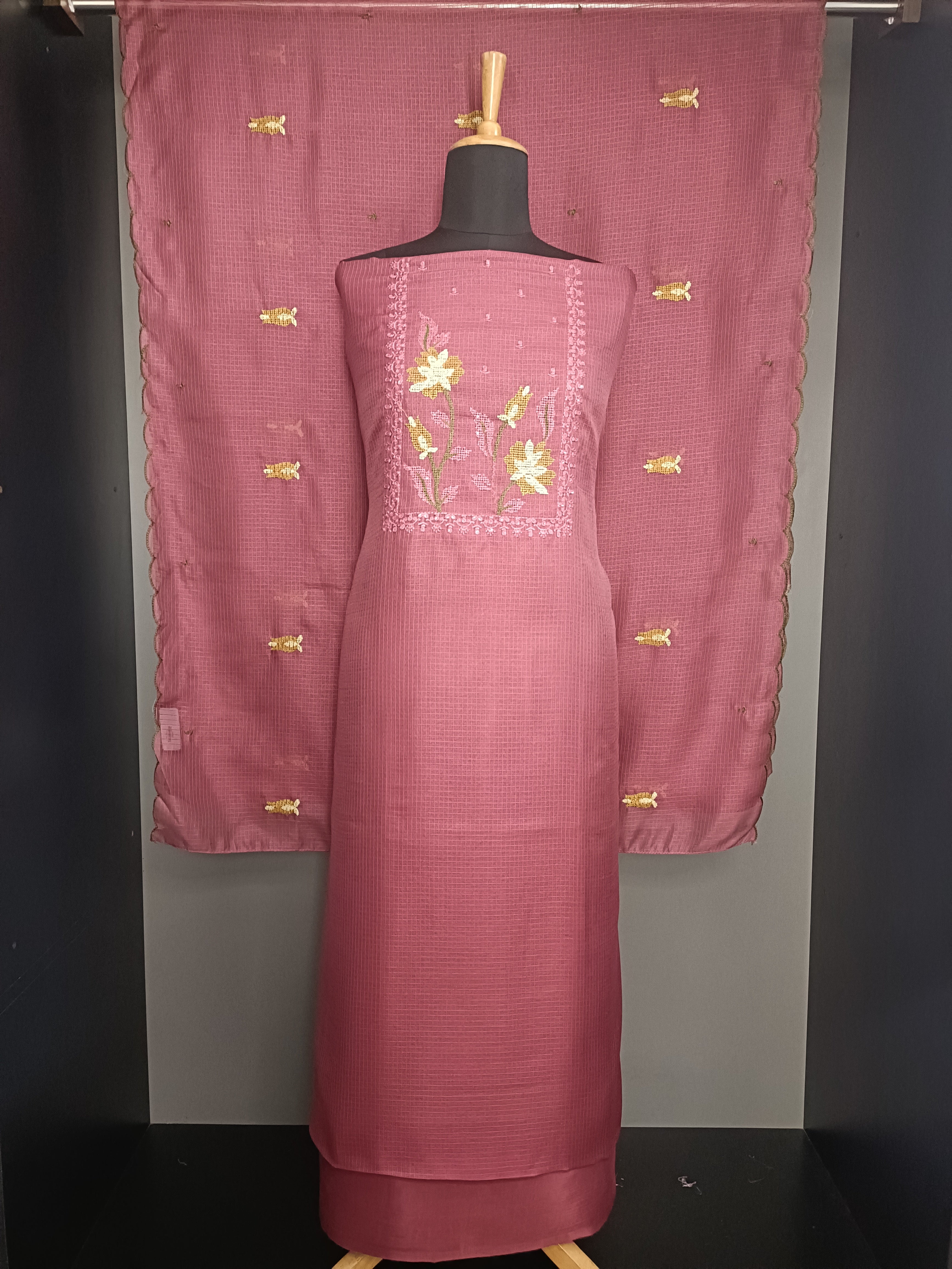 Cross Stitch Pattern Silky Kota Salwar Set | SW2504