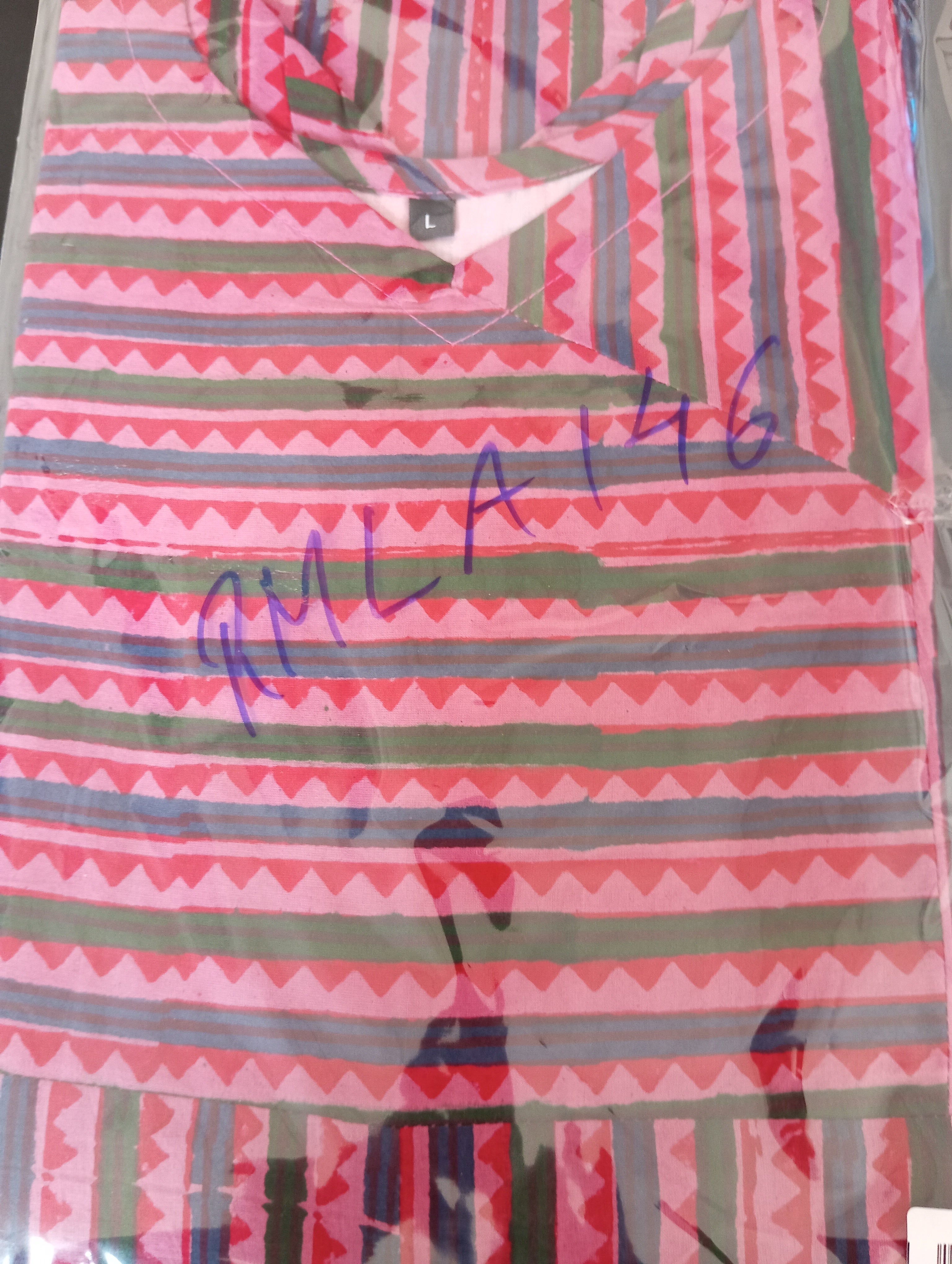 Printed Cotton Kurta | RMLA146