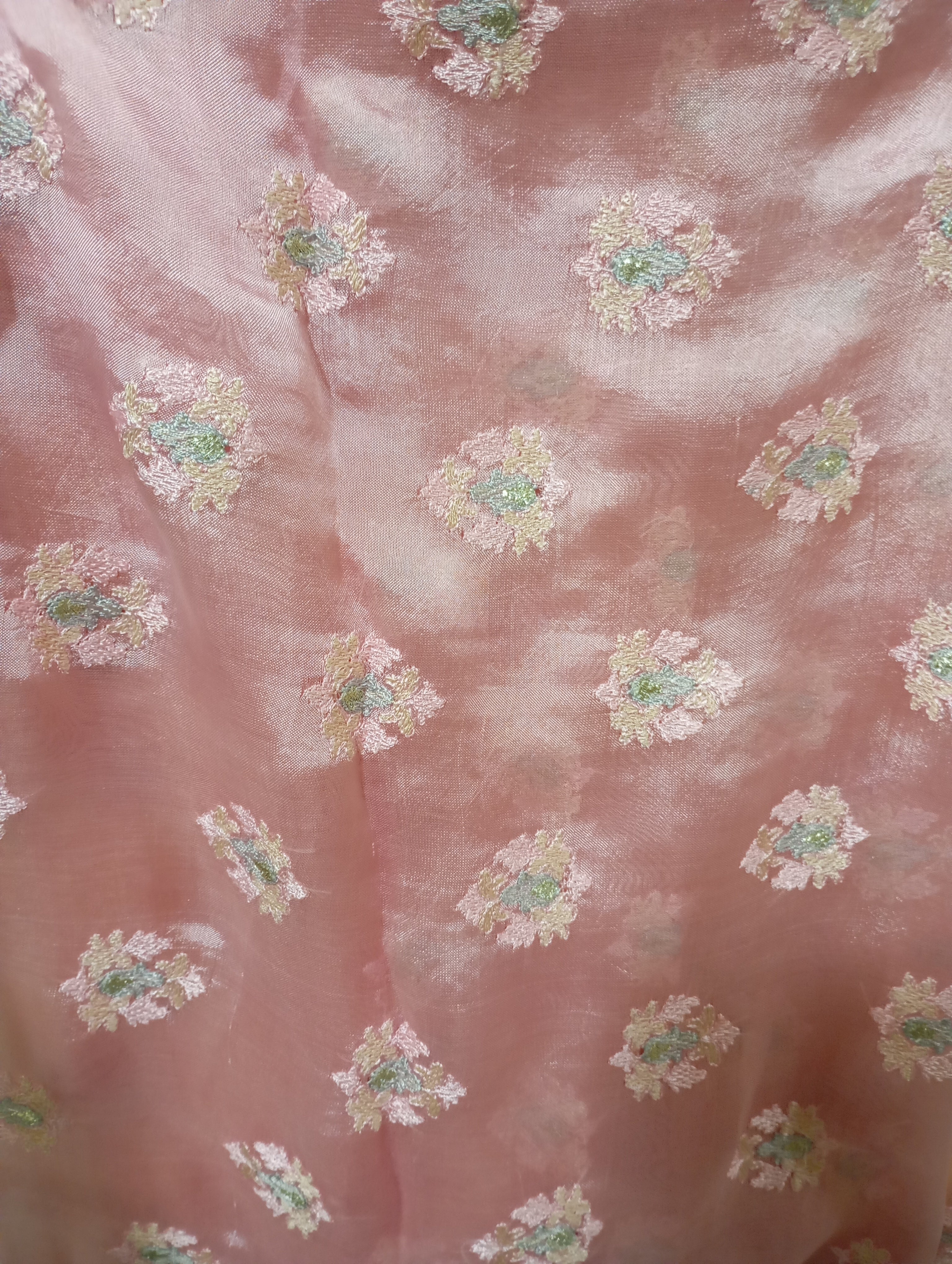 Banarasi Woven Silk Organza Running Material | RMFC297