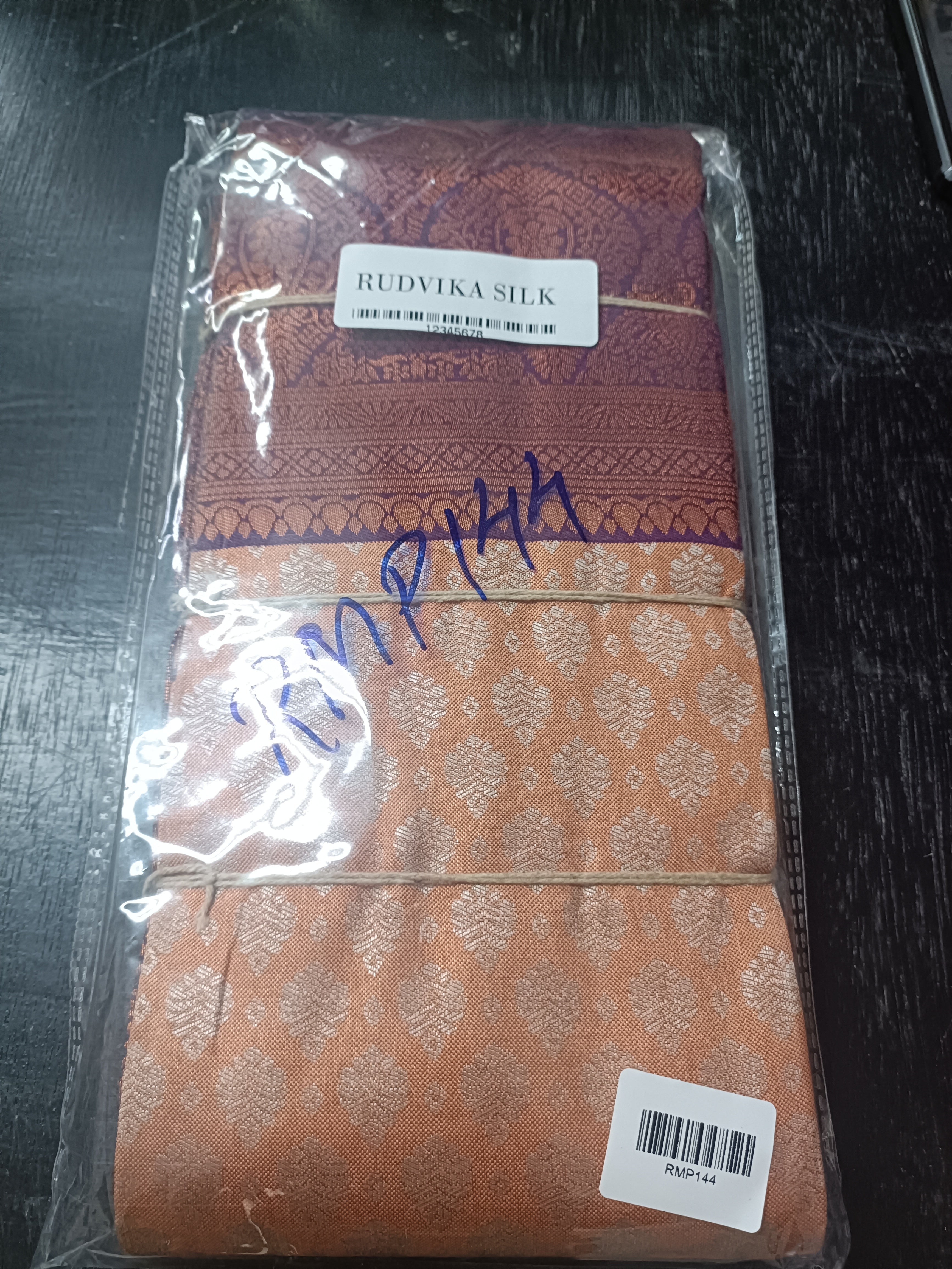 Zari Woven Brocade Patterned Semi Silk Saree | RMP144