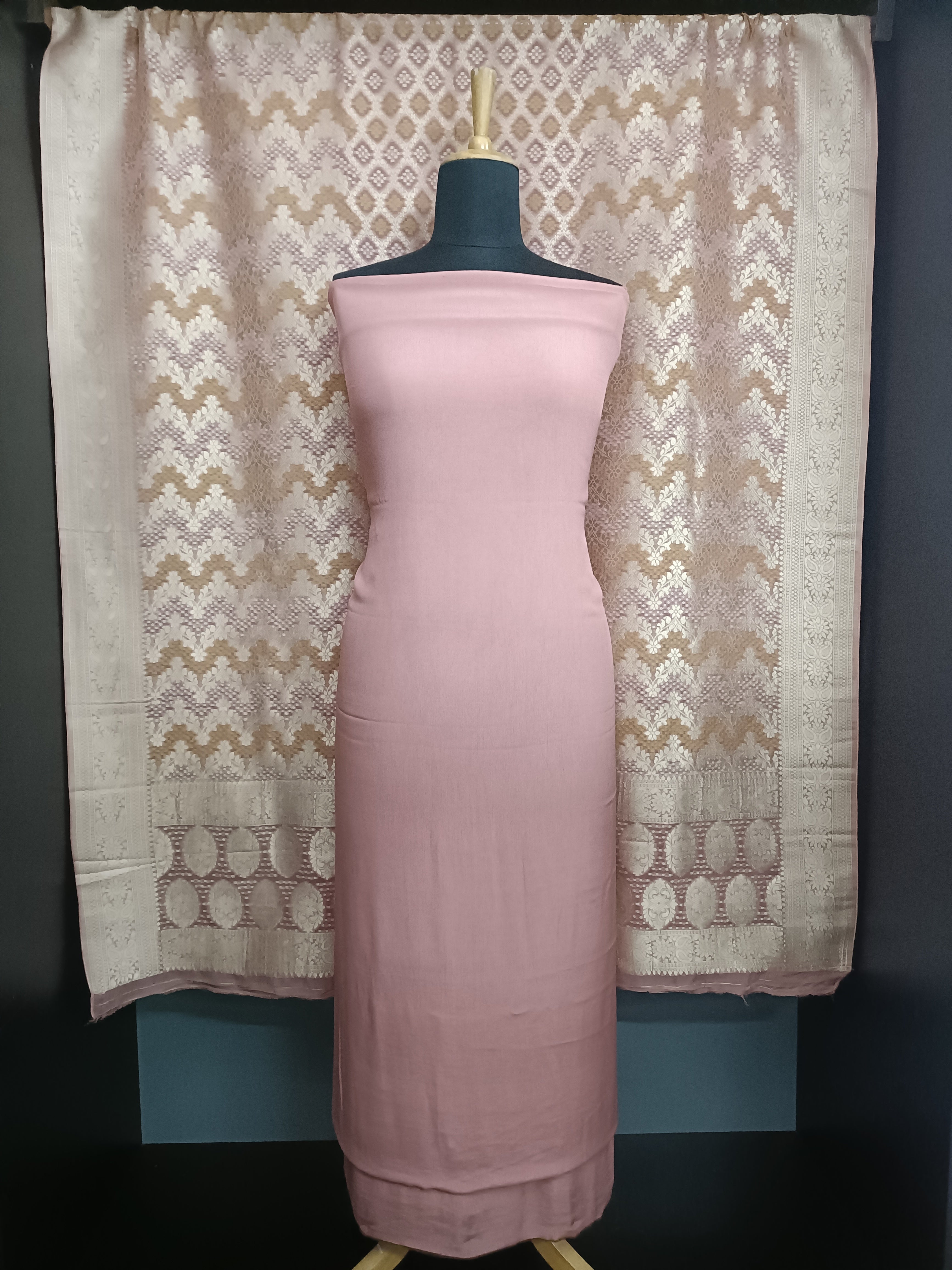 Solid Pattern Crepe Salwar Set | EG155