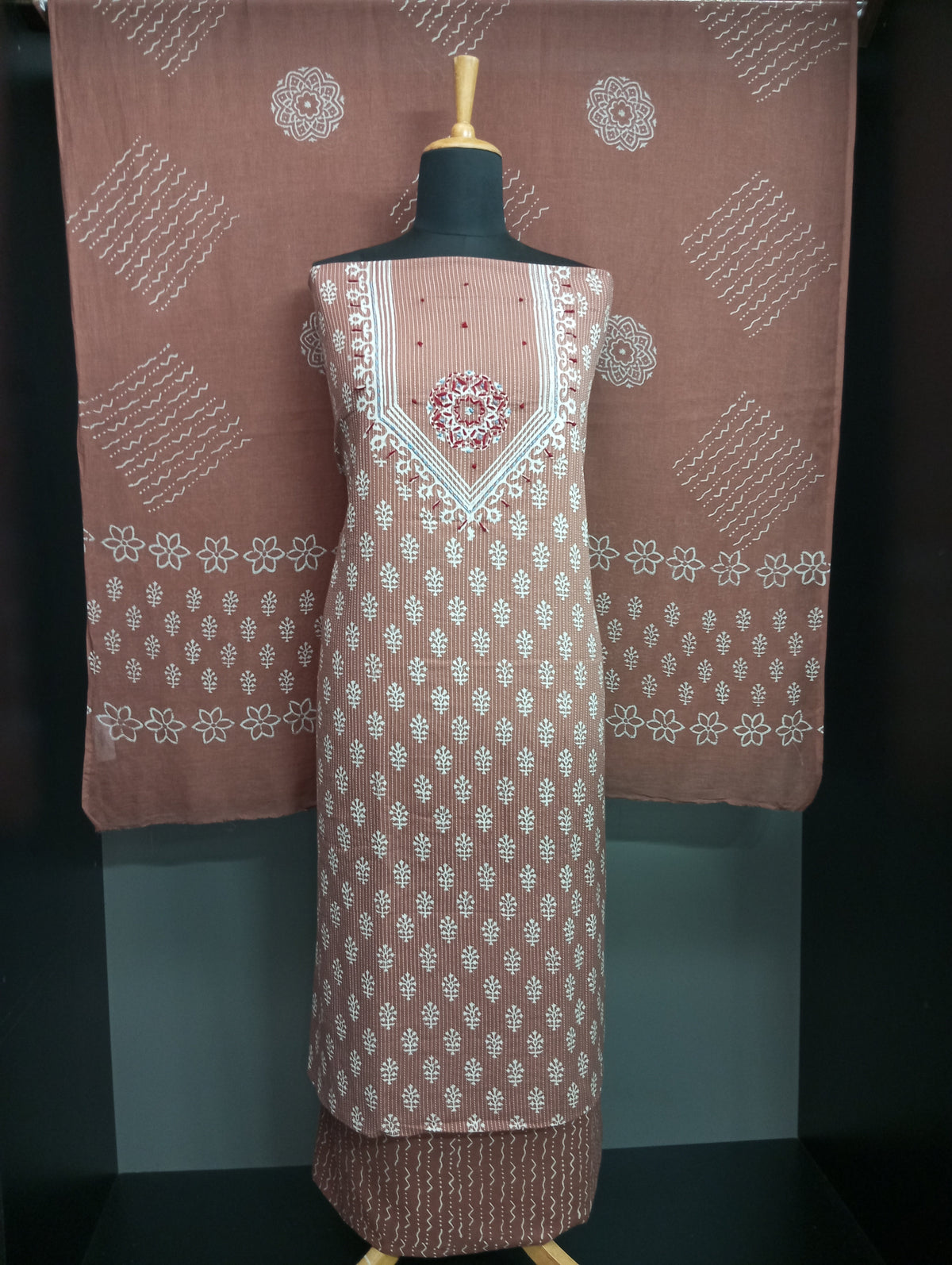 Floral Printed Cotton Salwar Set | SW2612