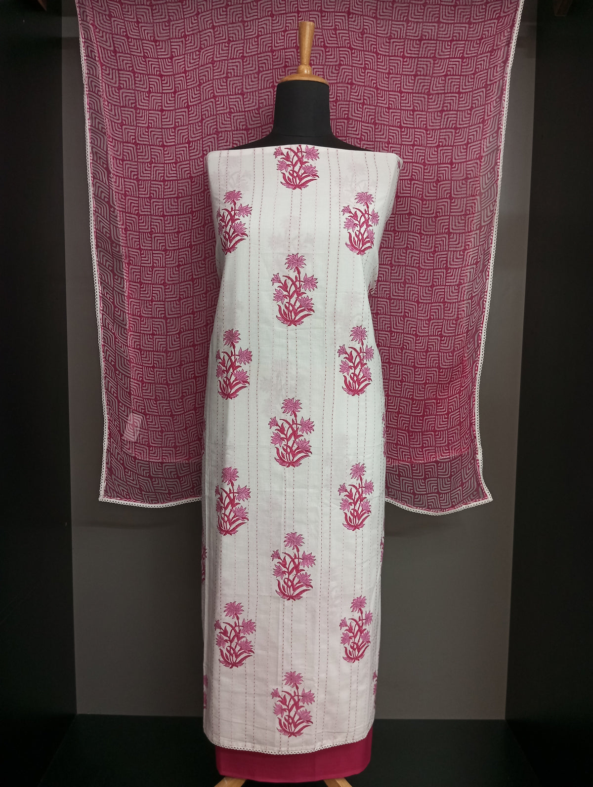 Floral Pattern Cotton Salwar Set | SSC115