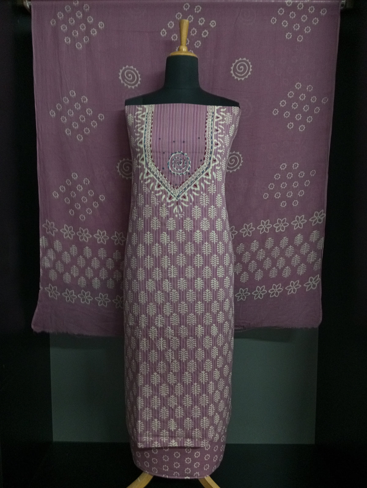 Floral Printed Cotton Salwar Set | SW2613