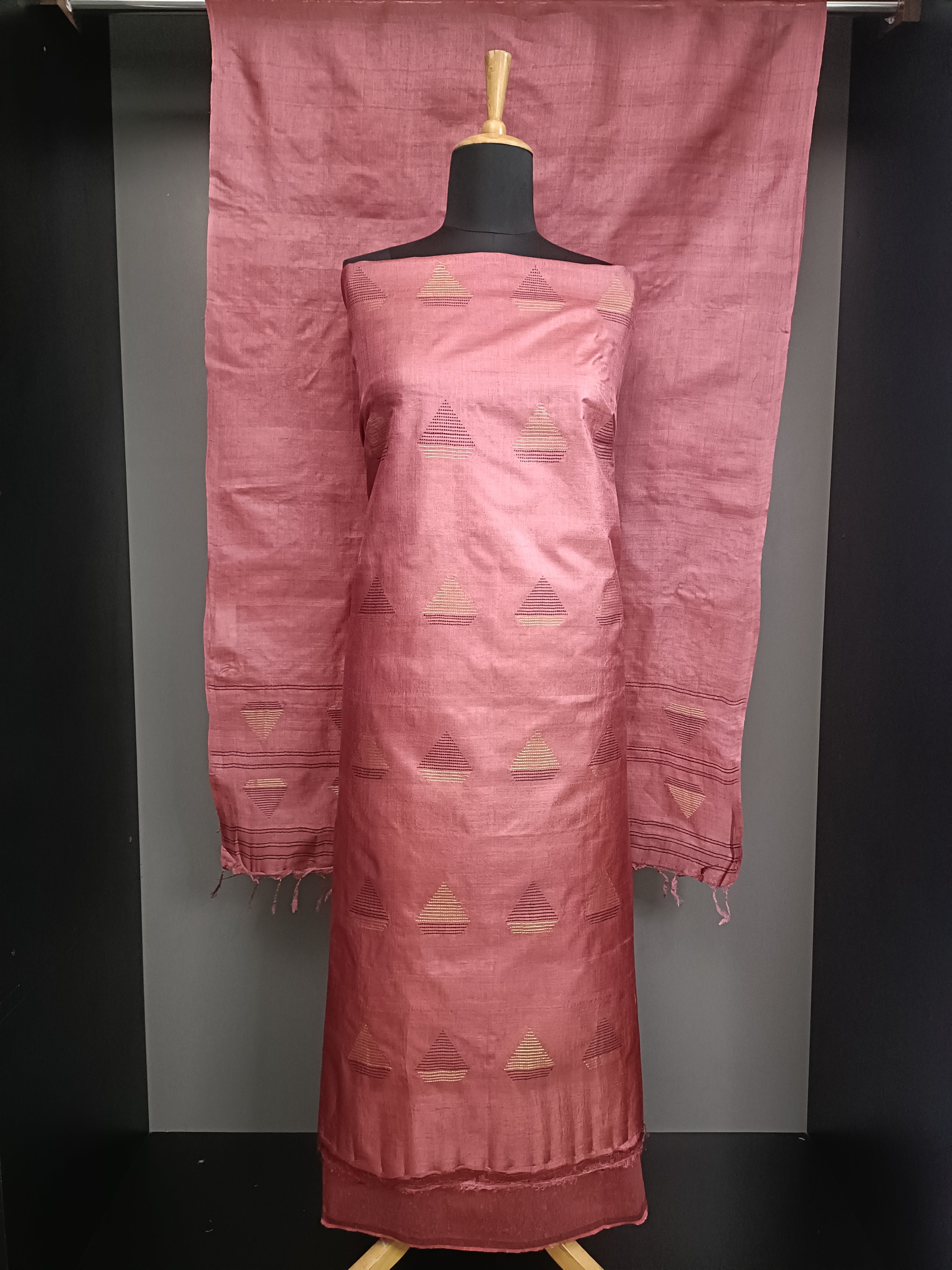 Thread Woven Soft Tussar Salwar Set | PR200