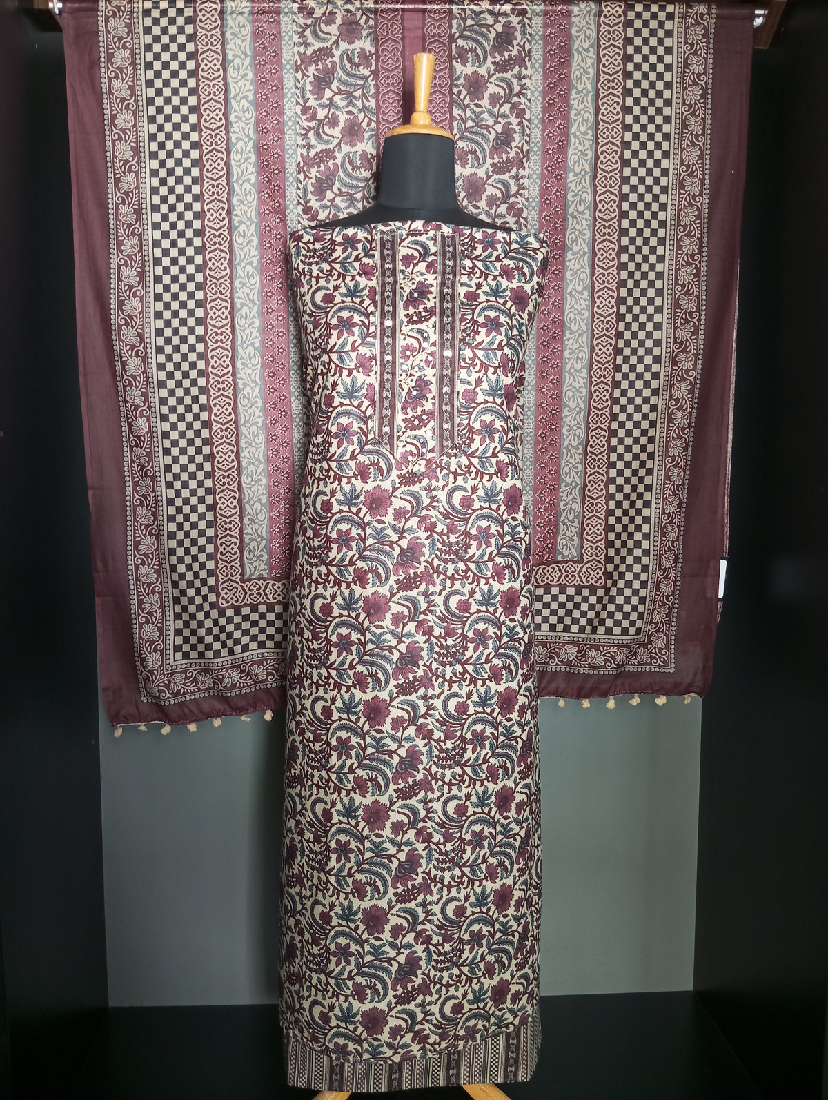 Printed Pattern Cotton Salwar Set | SW2554