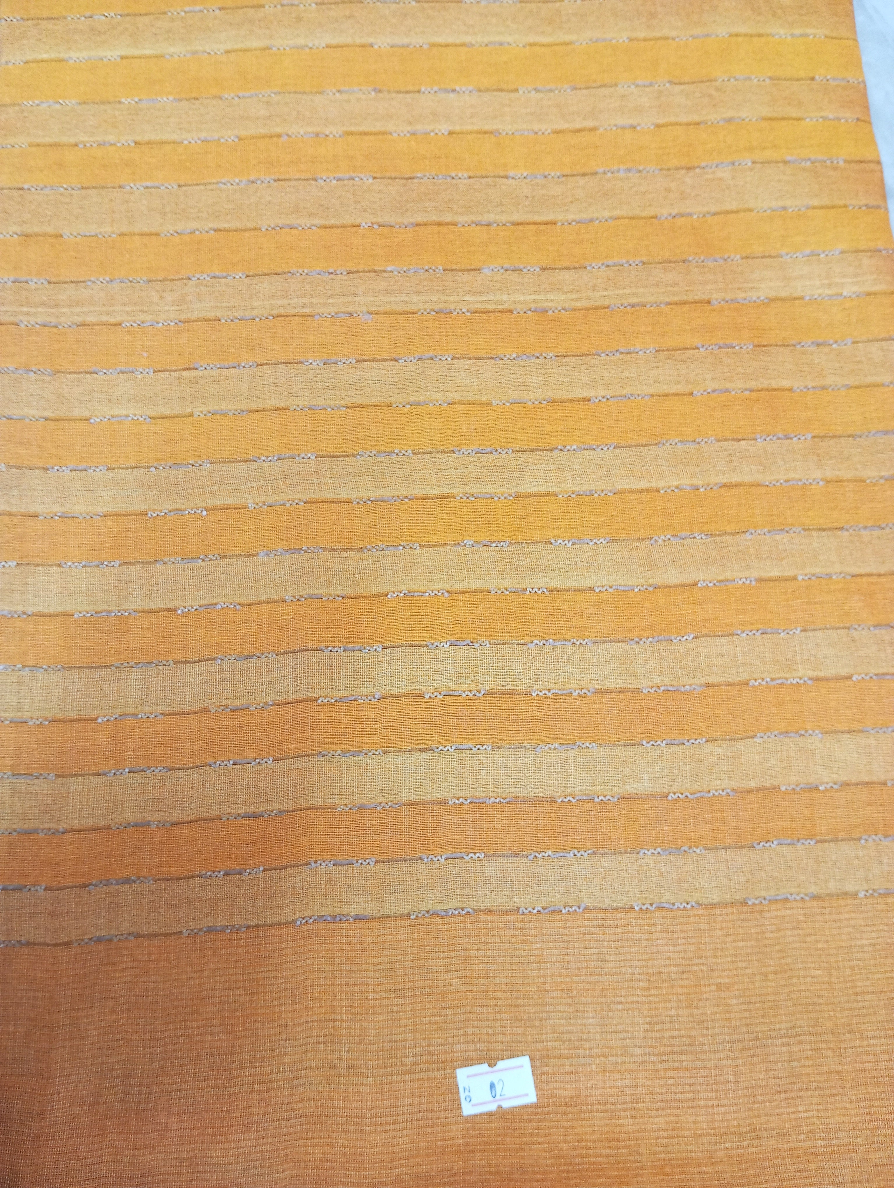 Kesiya Weaving Patterned Noil Tussar Finish Saree | MNH448