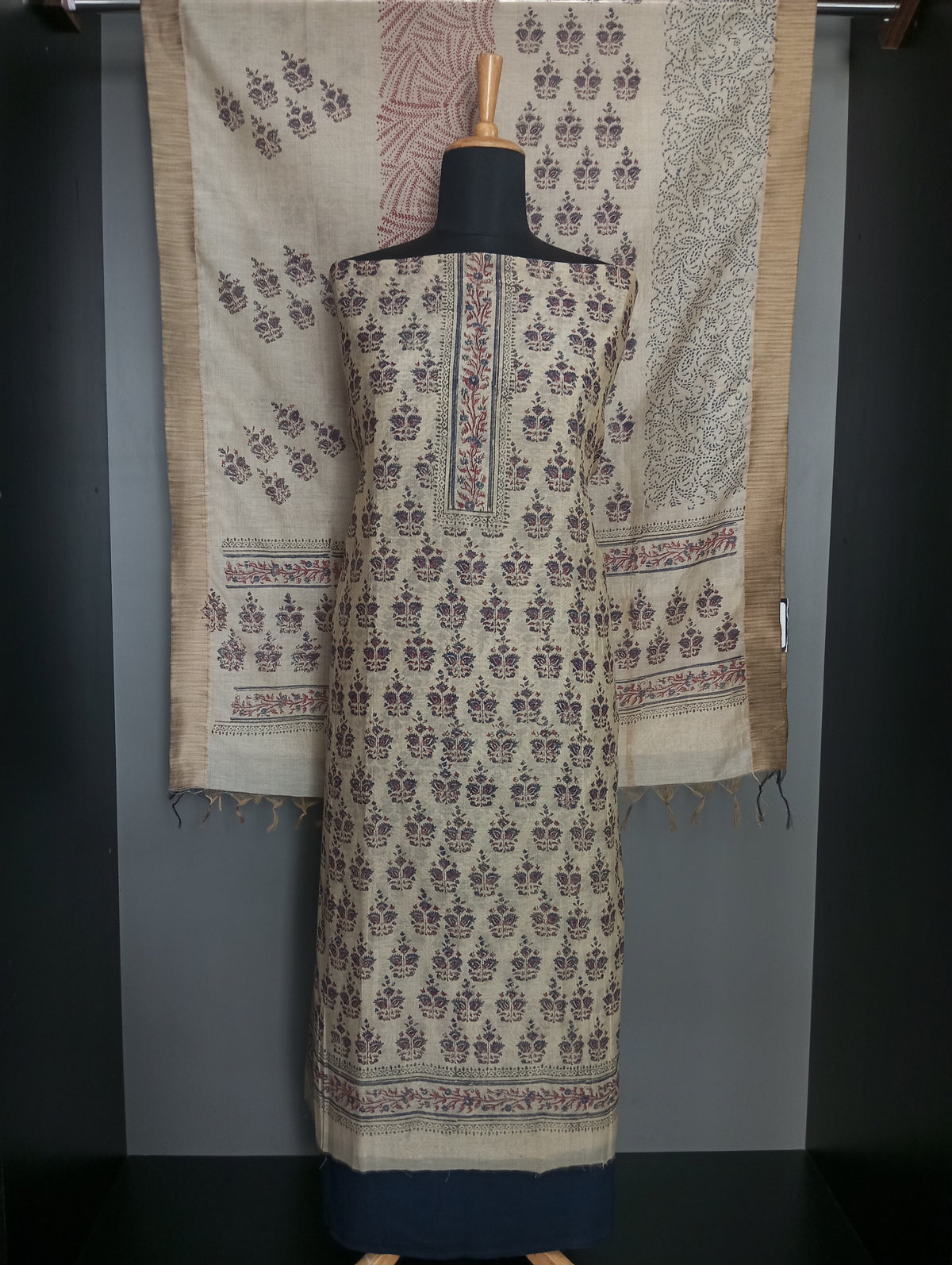 Printed Pattern Chanderi Salwar Set | SW2571