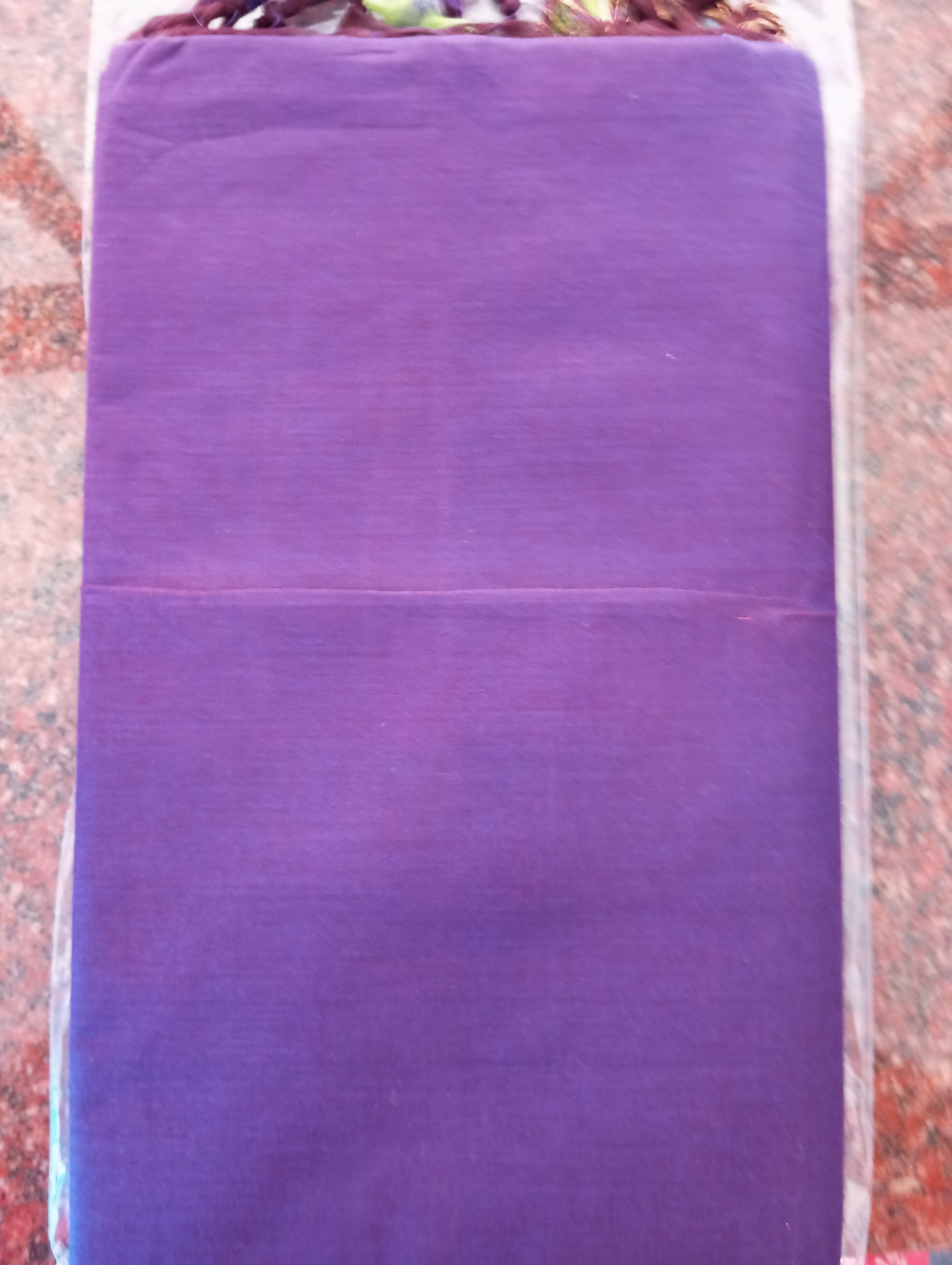 Solid Pattern Golden Zari Bordered Kanchi Cotton Saree | GAT518