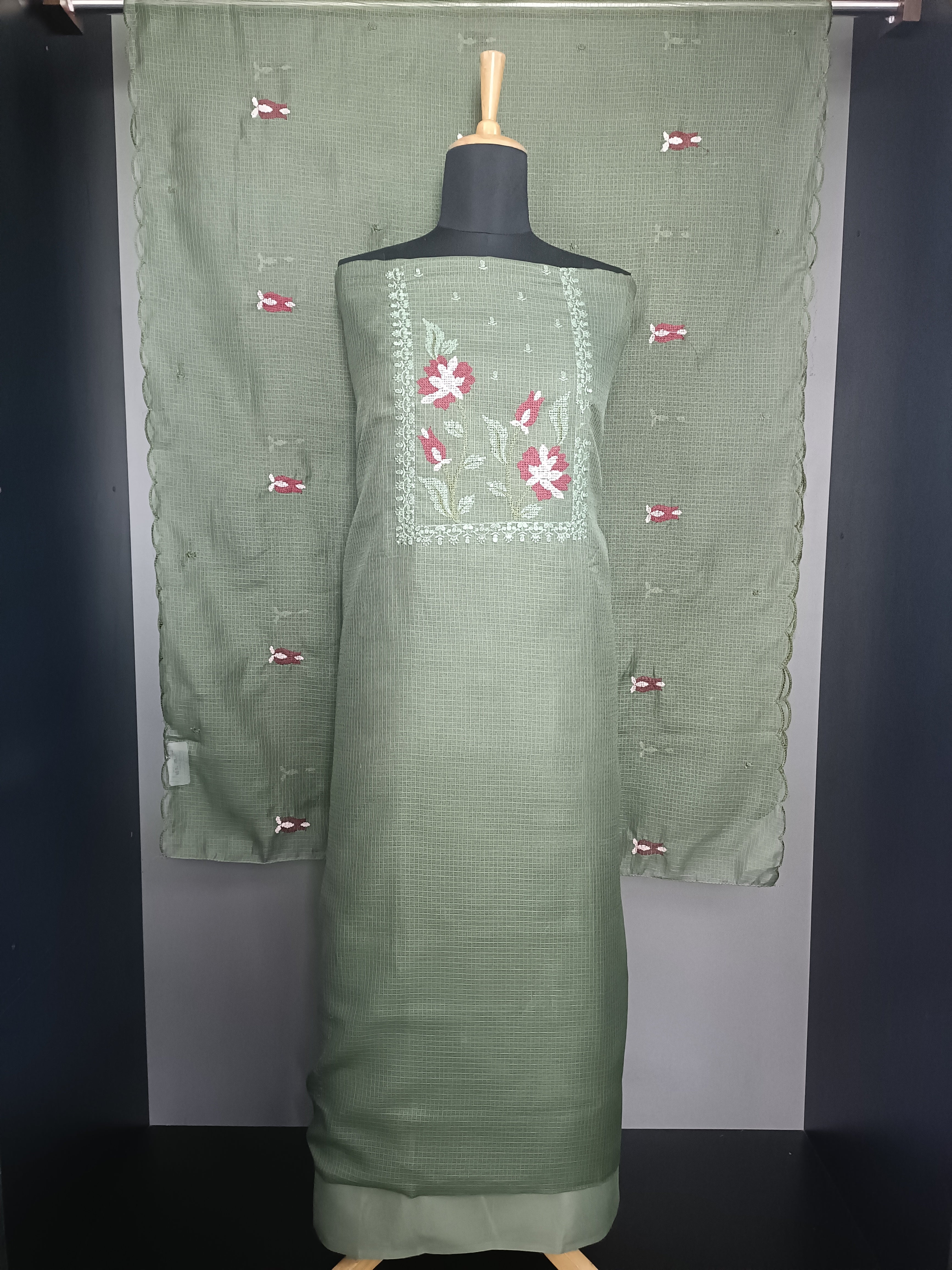 Cross Stitch Pattern Silky Kota Salwar Set | SW2503