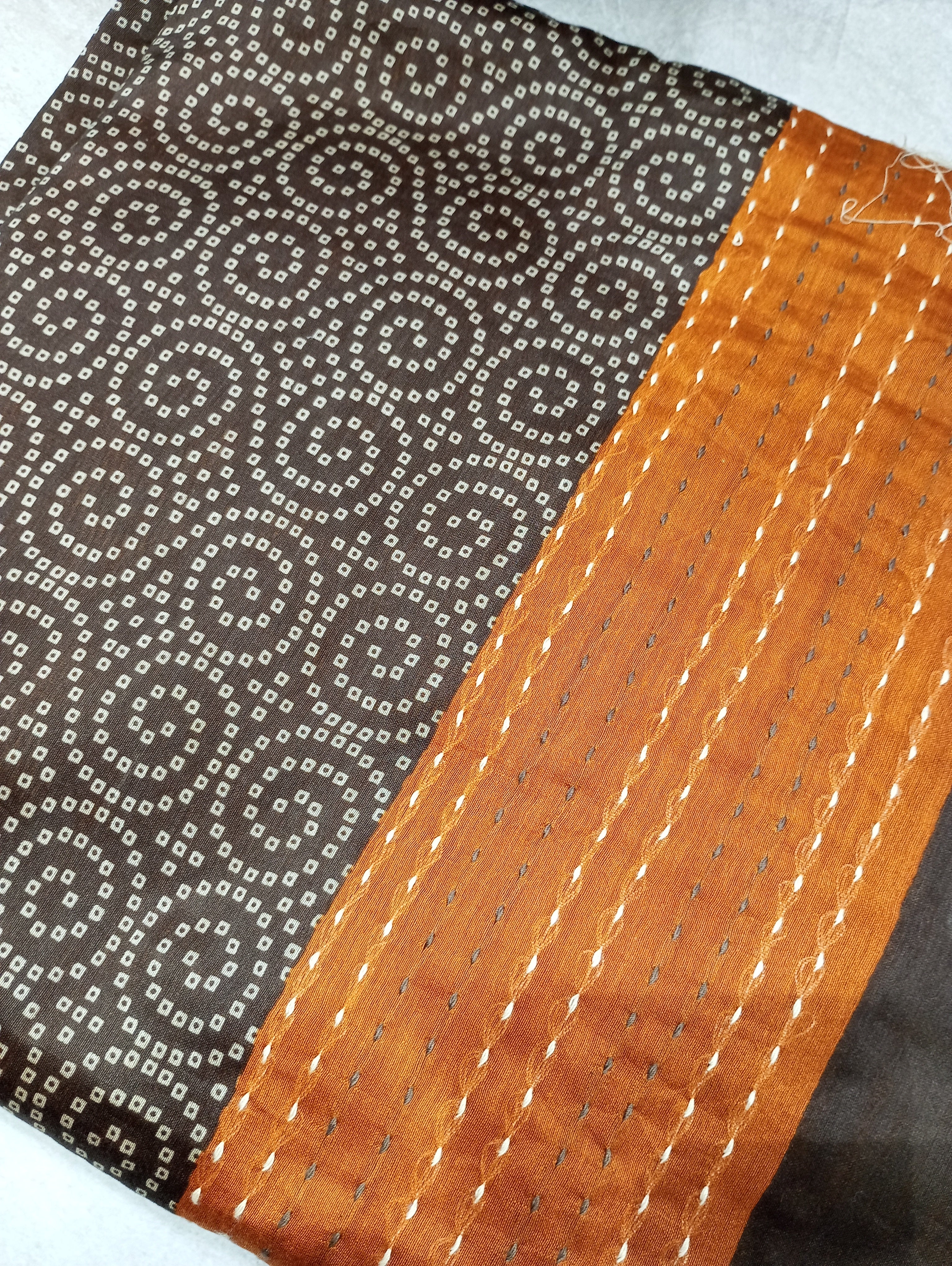 Bandhini Inspired Printed Chanderi Silk Salwar Set | LV147
