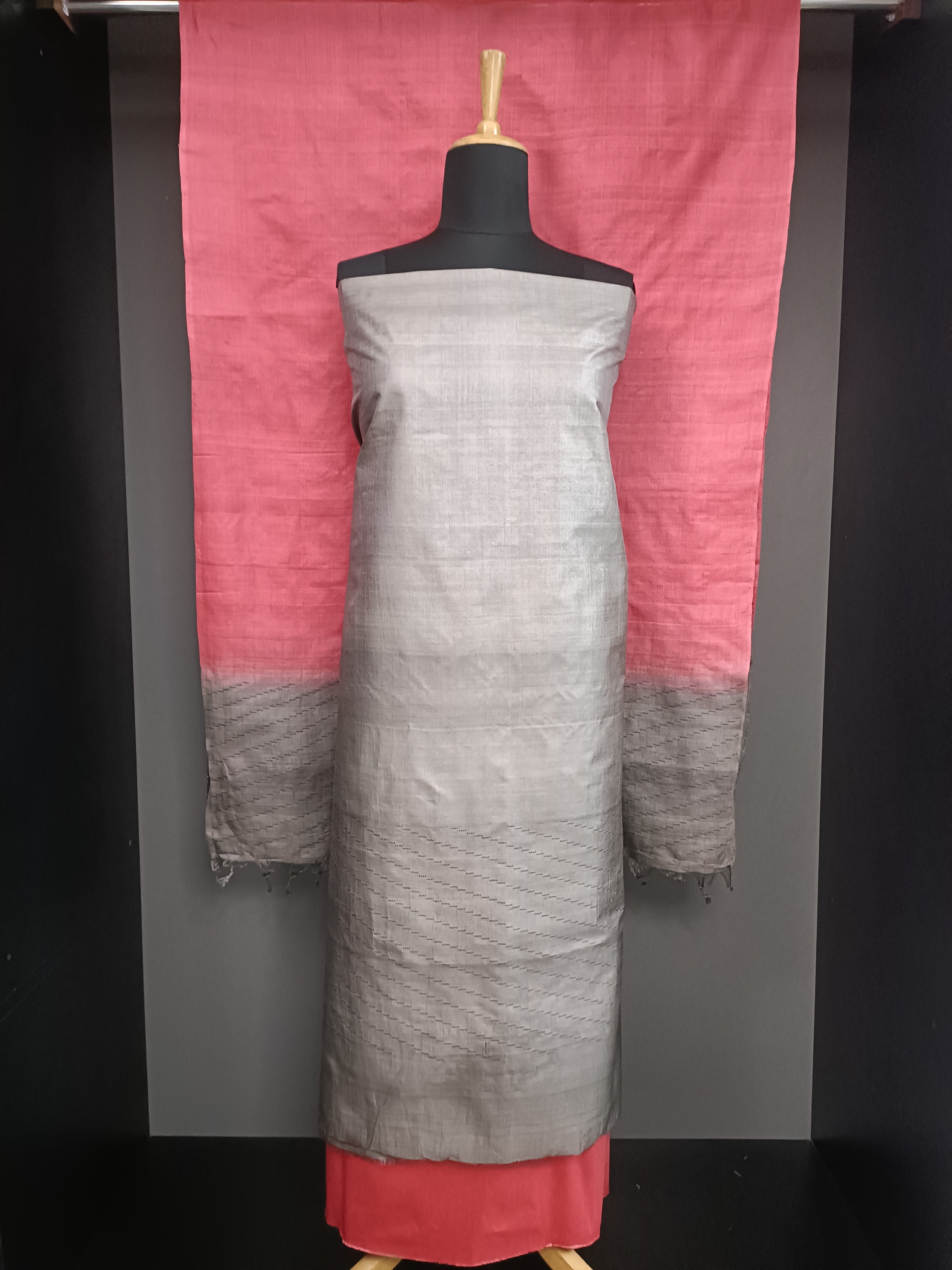 Thread Woven Soft Tussar Salwar Set | PR210