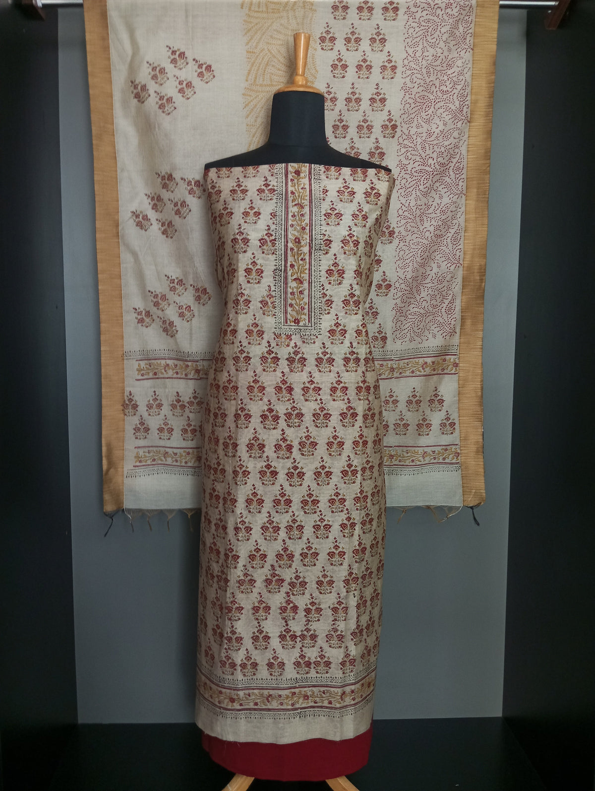 Printed Pattern Chanderi Salwar Set | SW2572