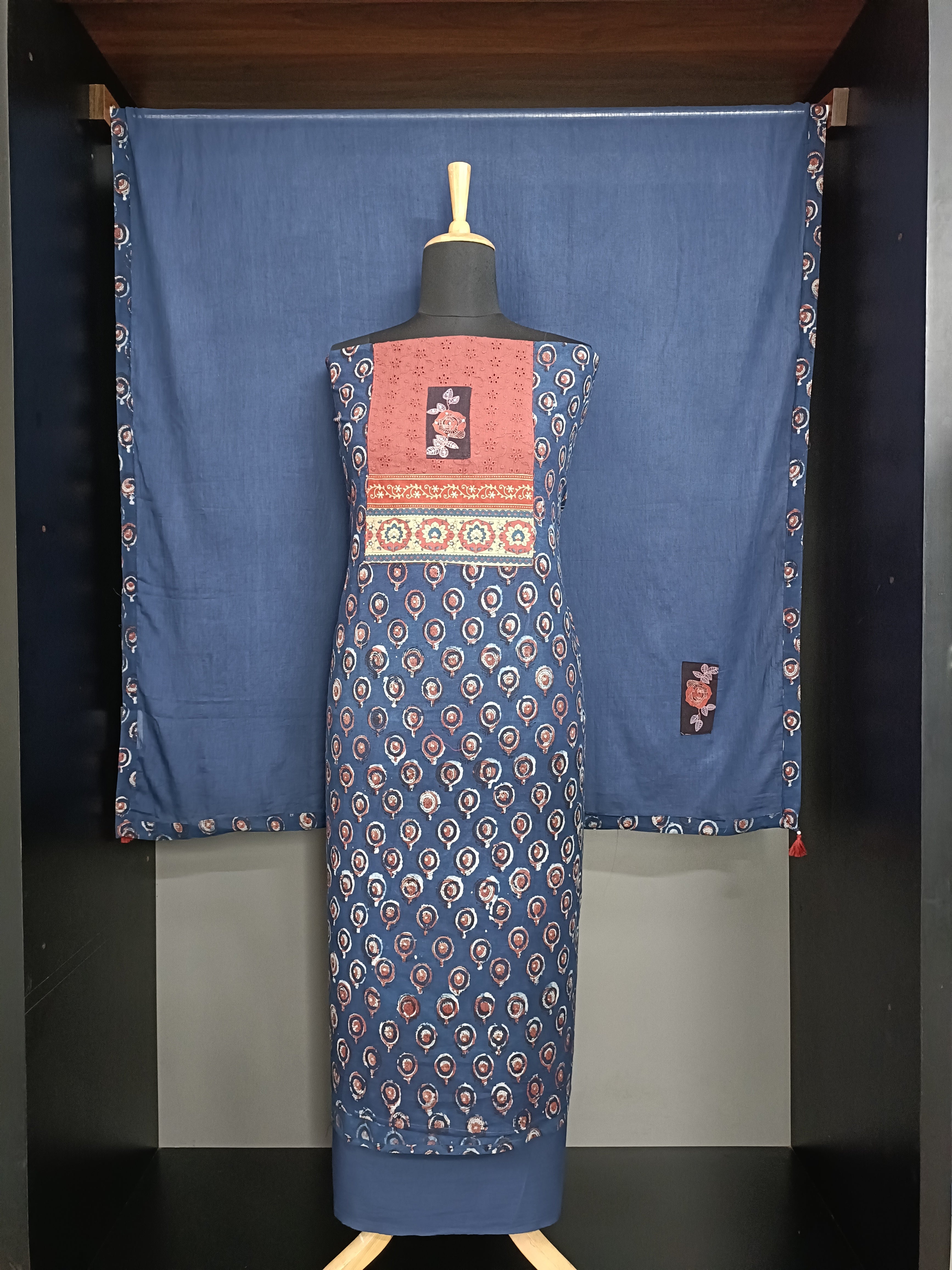 Hand Block Printed Cotton Salwar Set | MF285