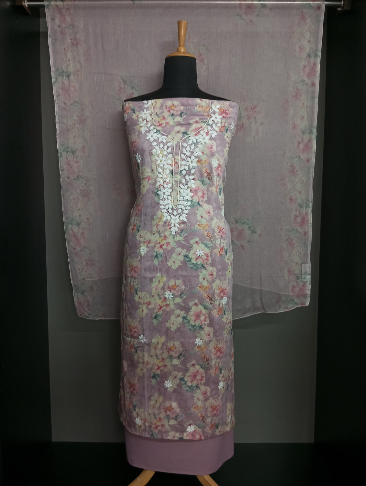 Floral Printed Cambric Cotton Salwar Set | SW2543