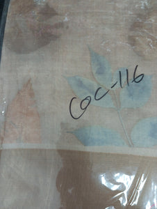 Digital Print With Zari Border Detailed  Tussar Saree | COC116
