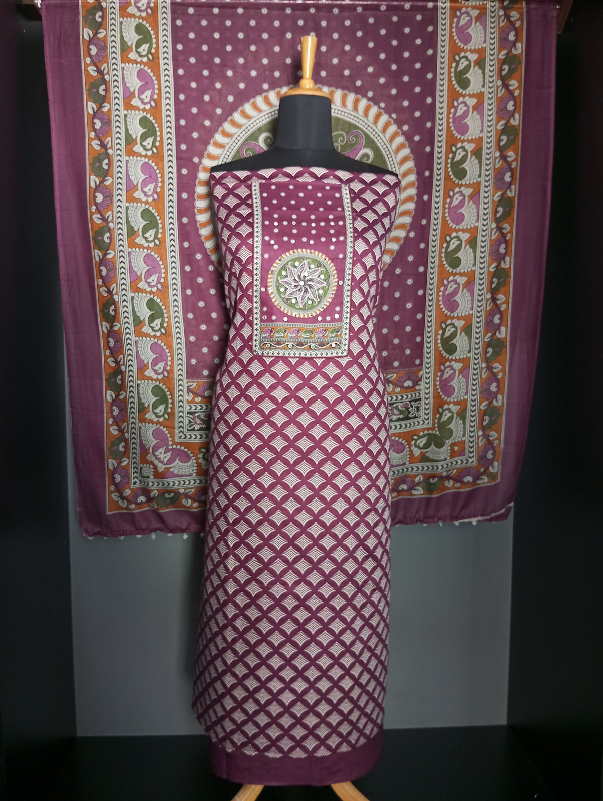 Printed Pattern Cotton Salwar Set | SW2535