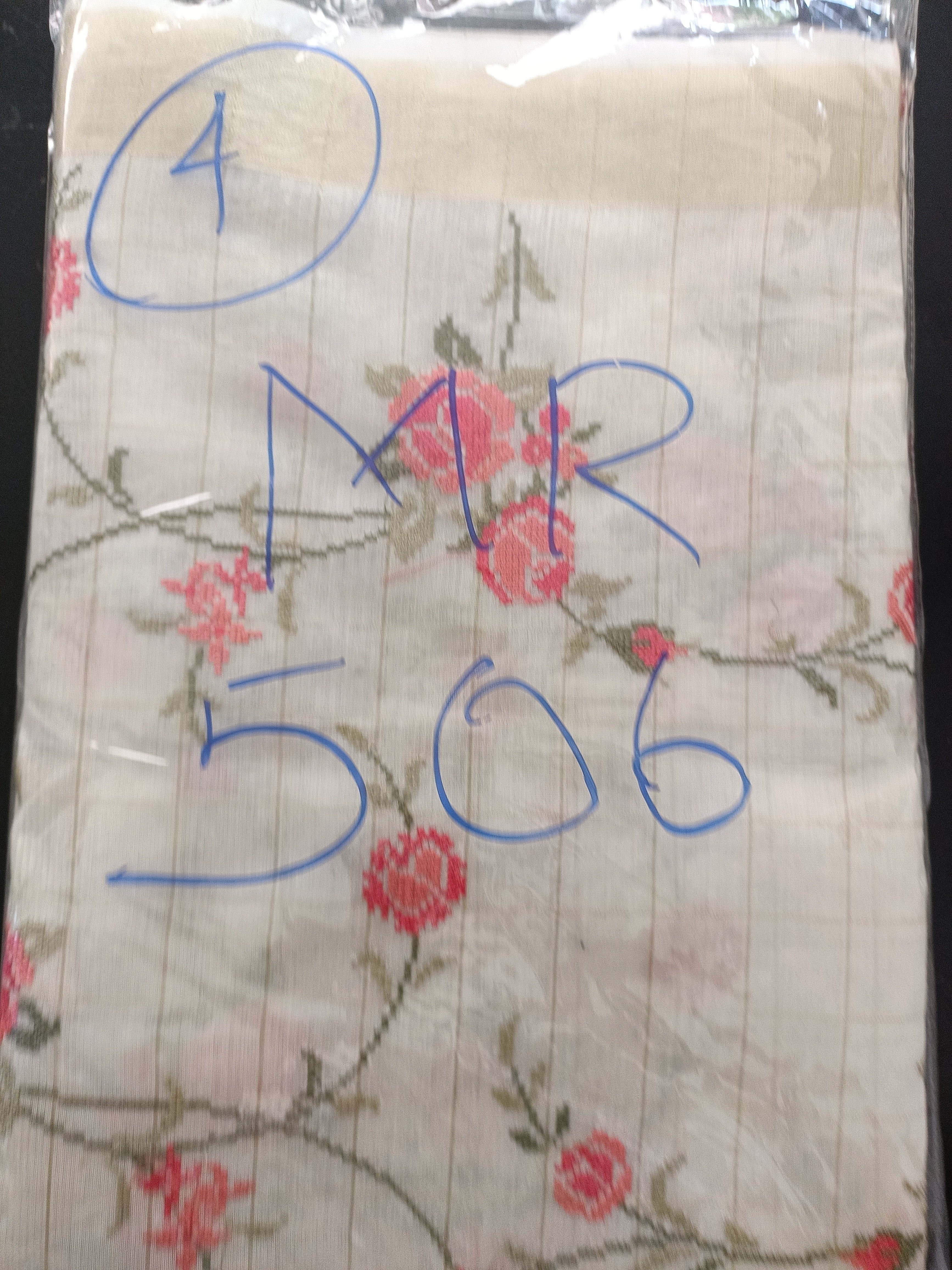 Check Weaving Chanderi Saree | MR506