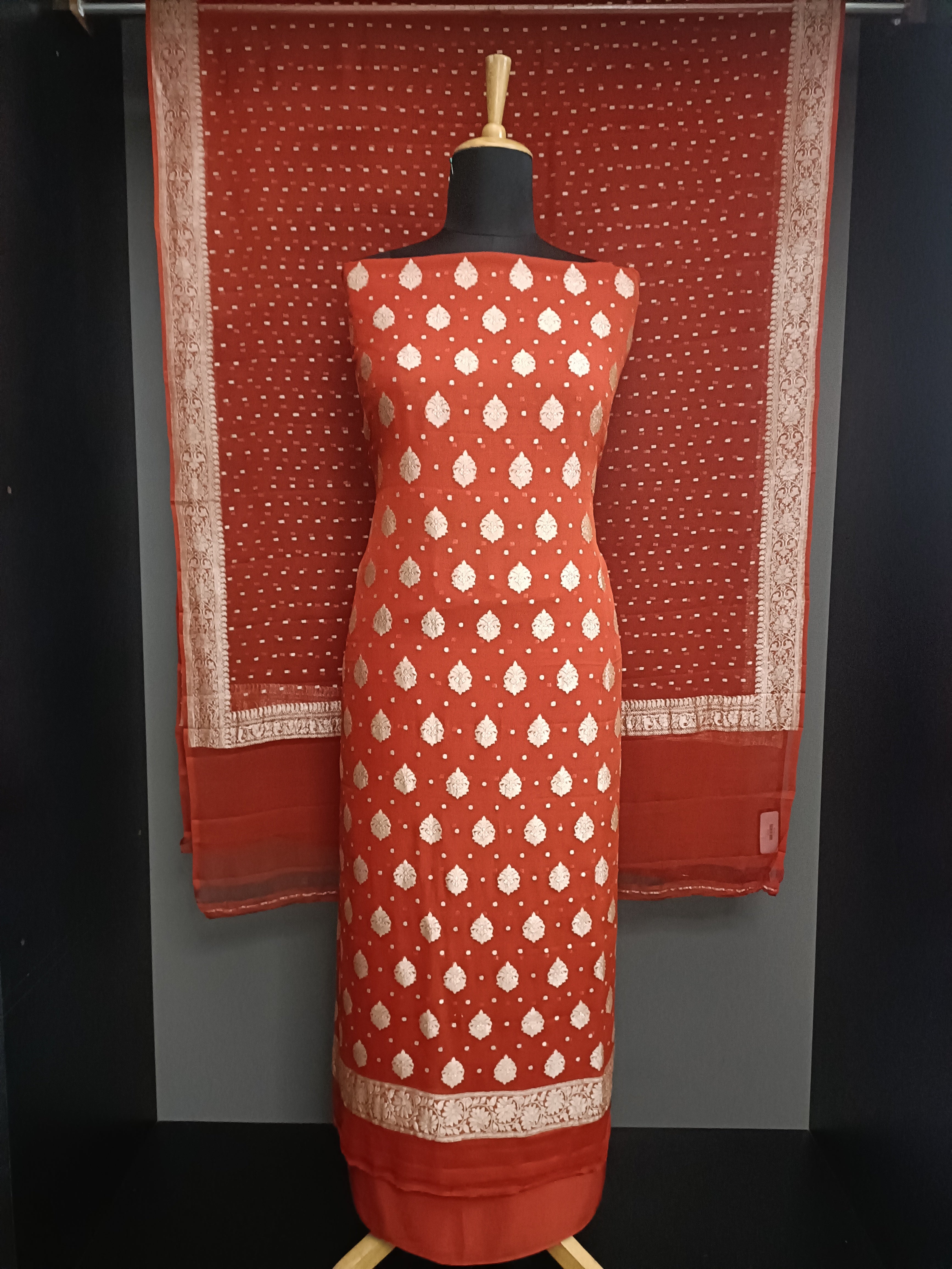 Banarasi Woven Georgette Salwar Set | EG170