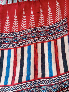 Geometrical Printed Pattern Chiffon Saree | SSN125