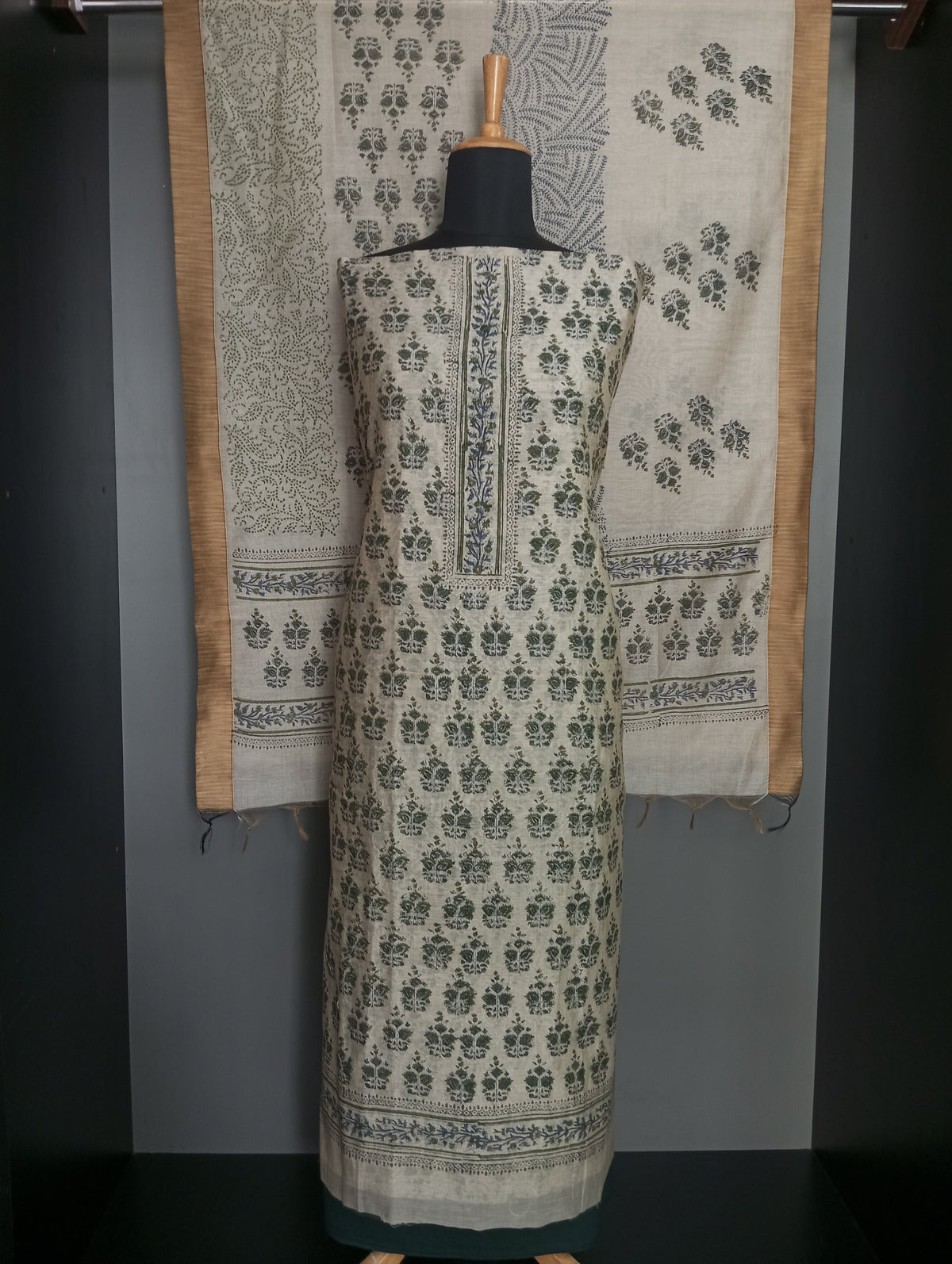 Printed Pattern Chanderi Salwar Set | SW2573