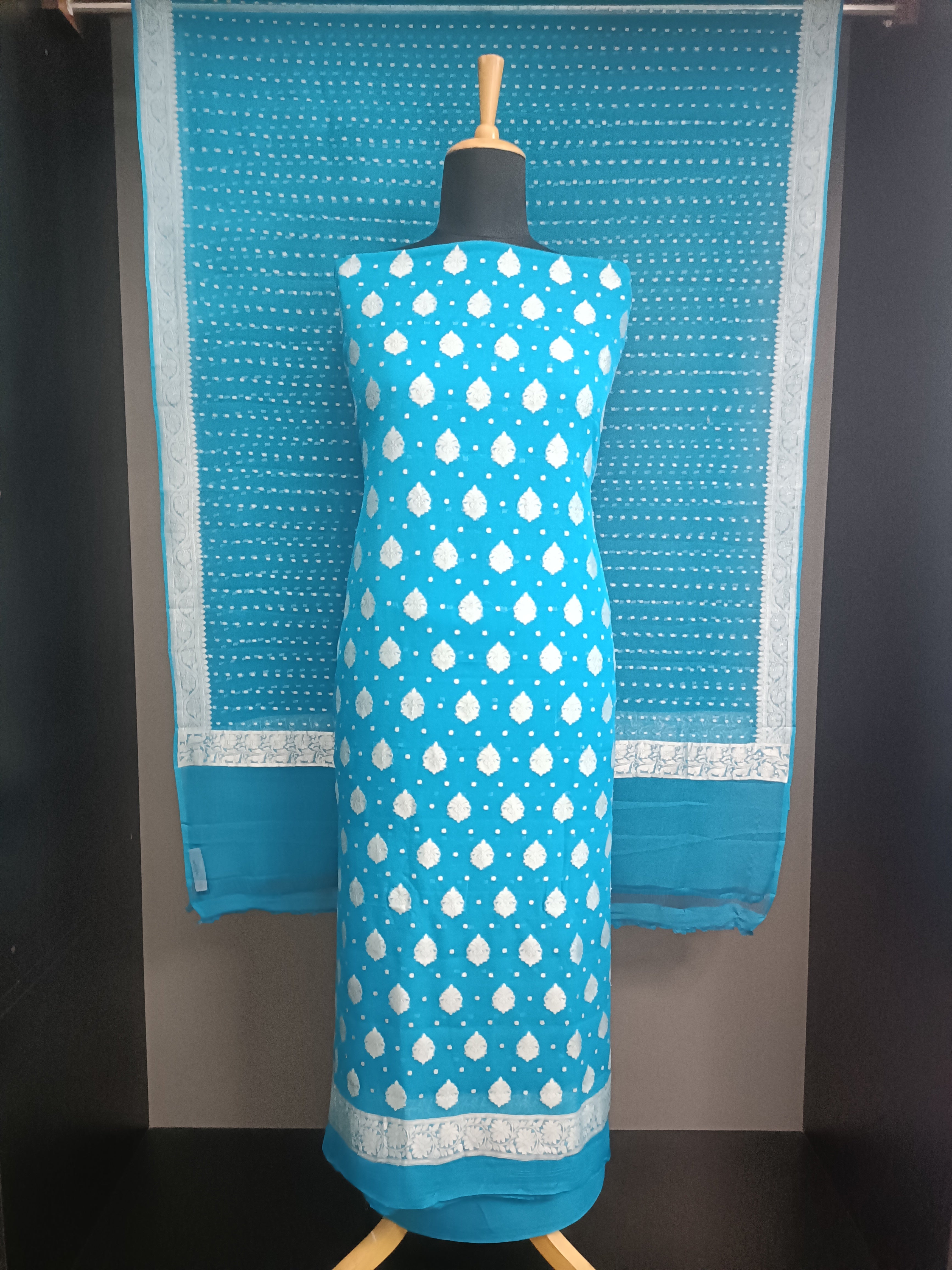 Banarasi Woven Georgette Salwar Set | EG171