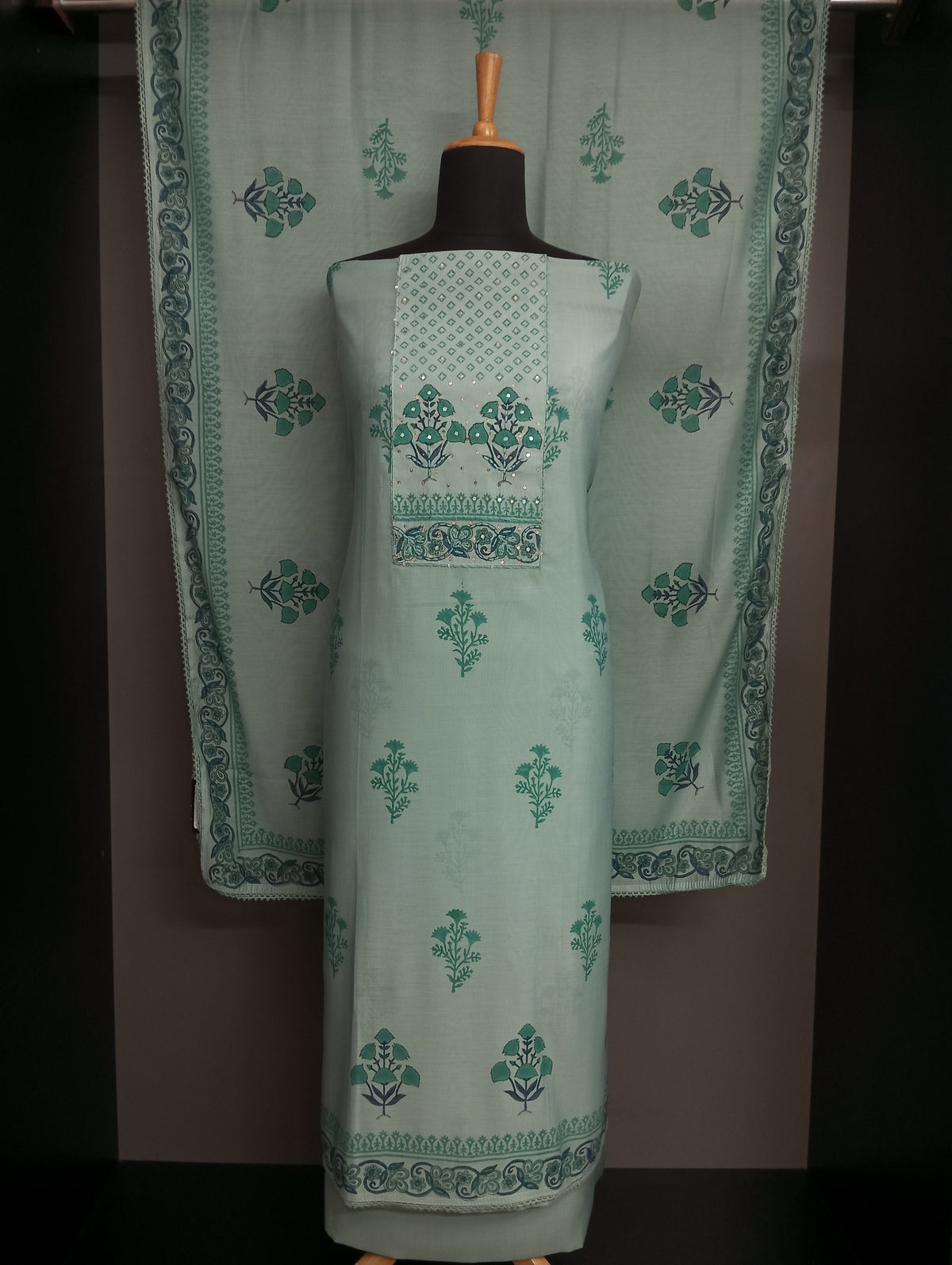 Floral Pattern Cotton Salwar Set | SSC112