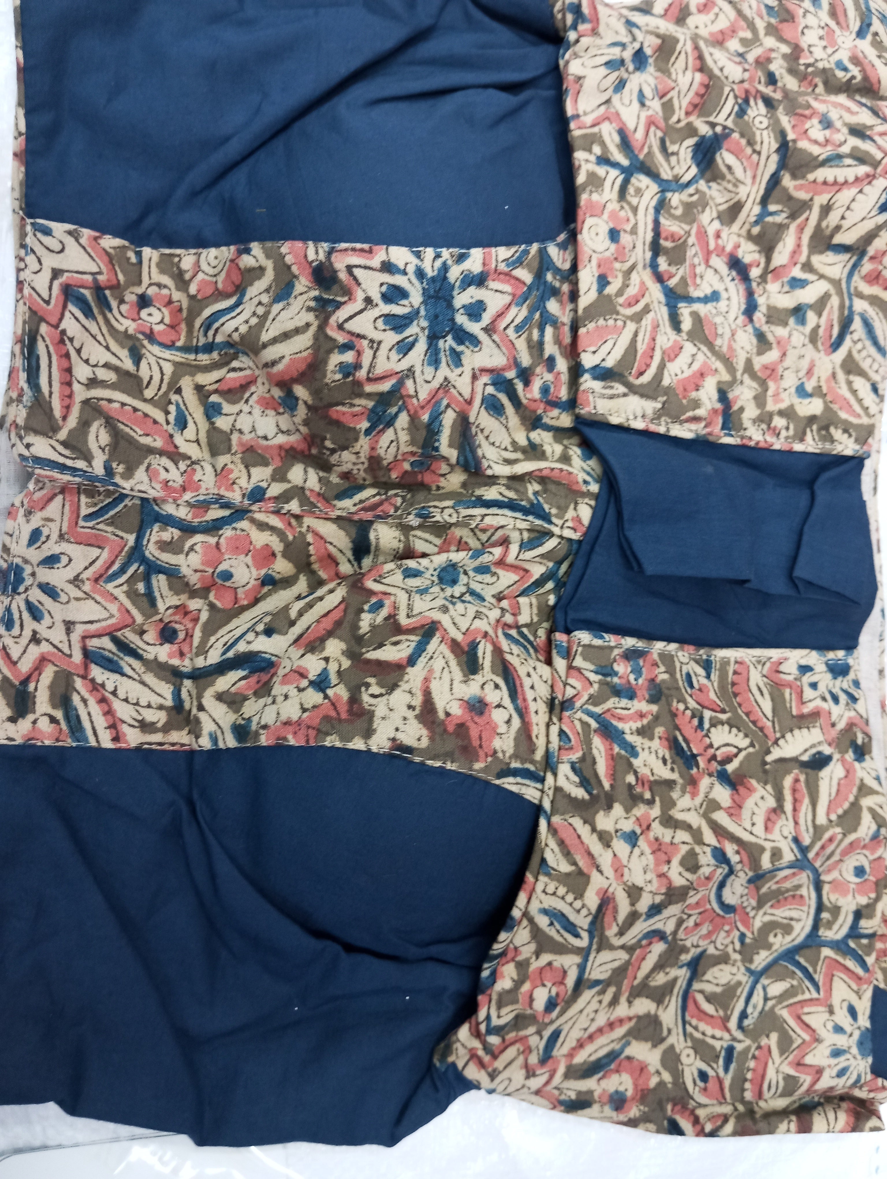 Kalamkari Printed Cotton Blouse | IT136