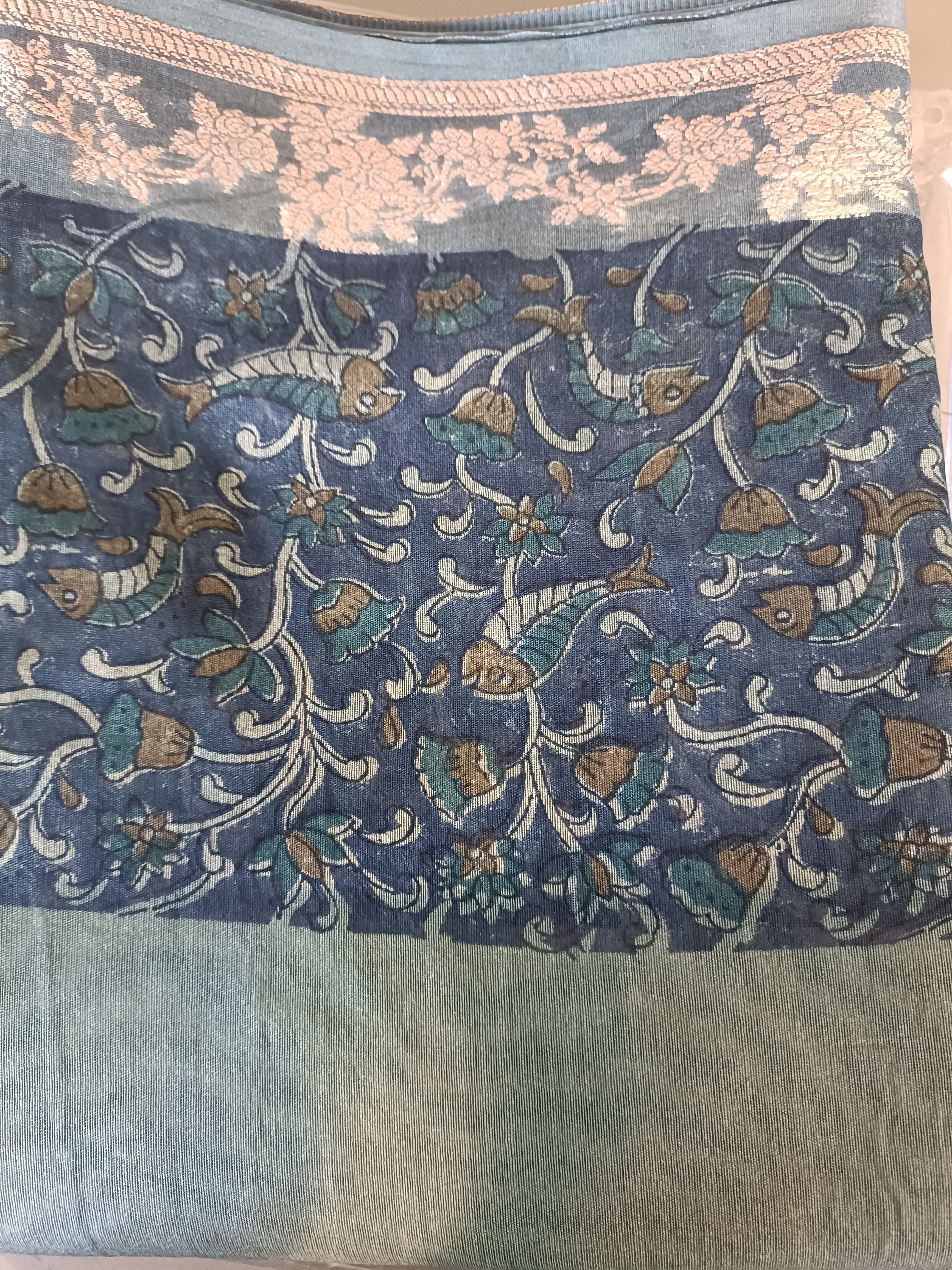 Stone Wash Effect Chanderi Saree | YNG1385