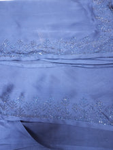 Stone Sticking Work Satin Georgette Saree | SBP334