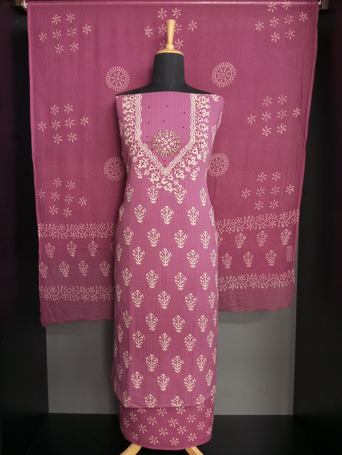Floral Printed Cotton Salwar Set | SW2614