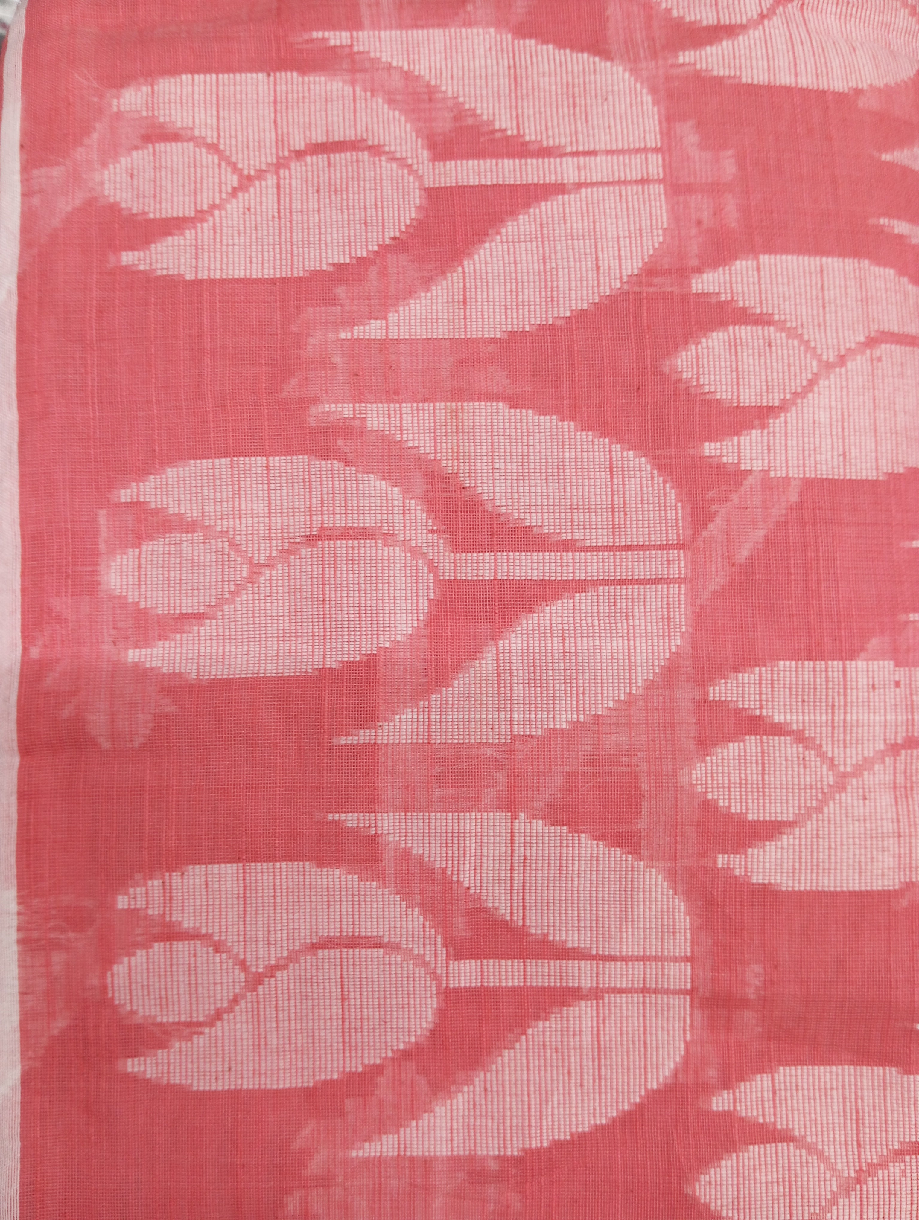 Jamdani weaving Pattern Staple Cotton Saree | RP860