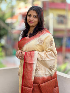 Banarasi Weaving Pattern Semi Kathan Saree | SK232