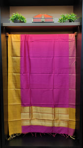 Raw silk sarees with zari weave pattern | HS605