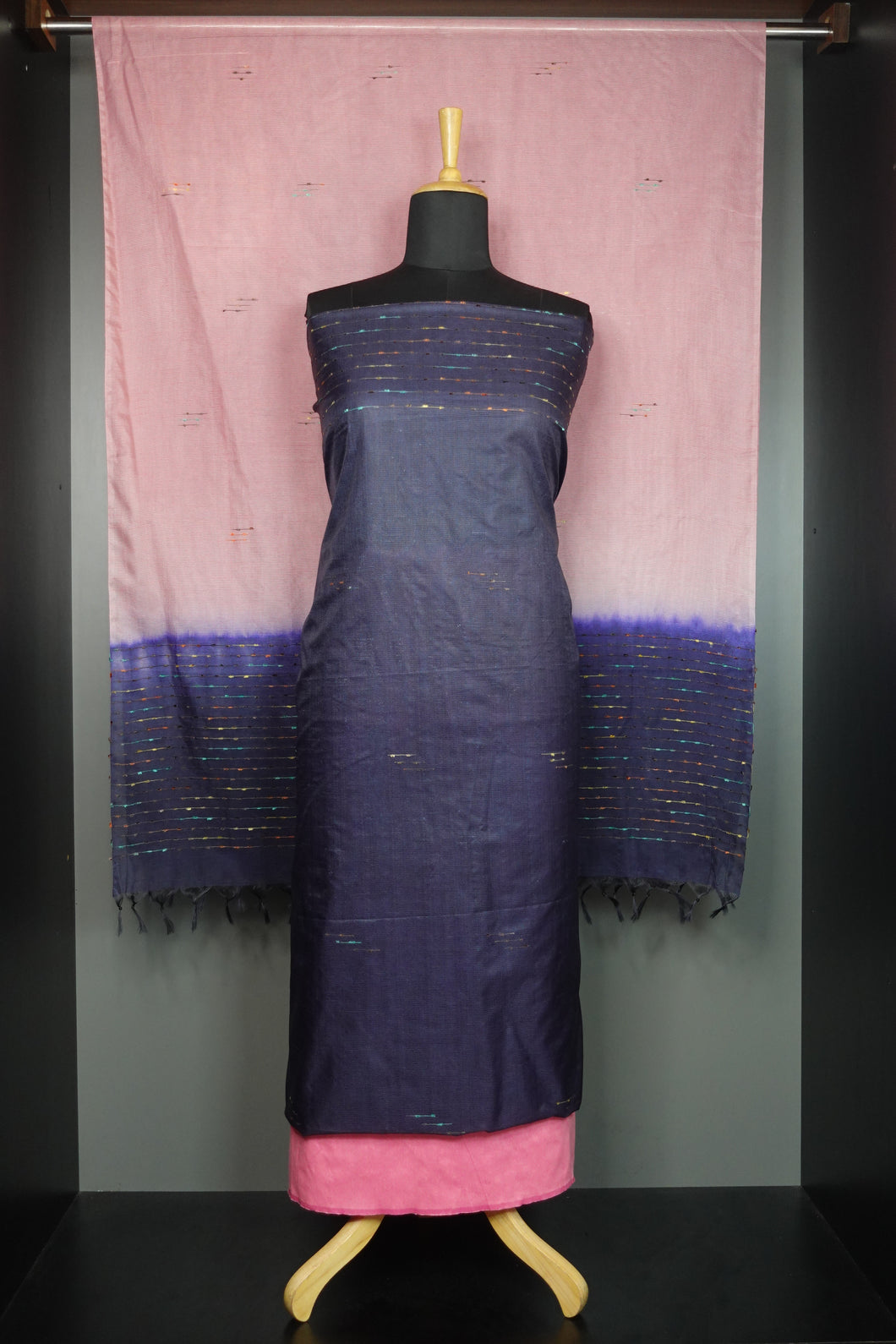 Multicolor Yarn Weaved Salwar Set | ACT832