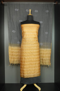 Noil Tussar Finished Salwar Set | ACT349