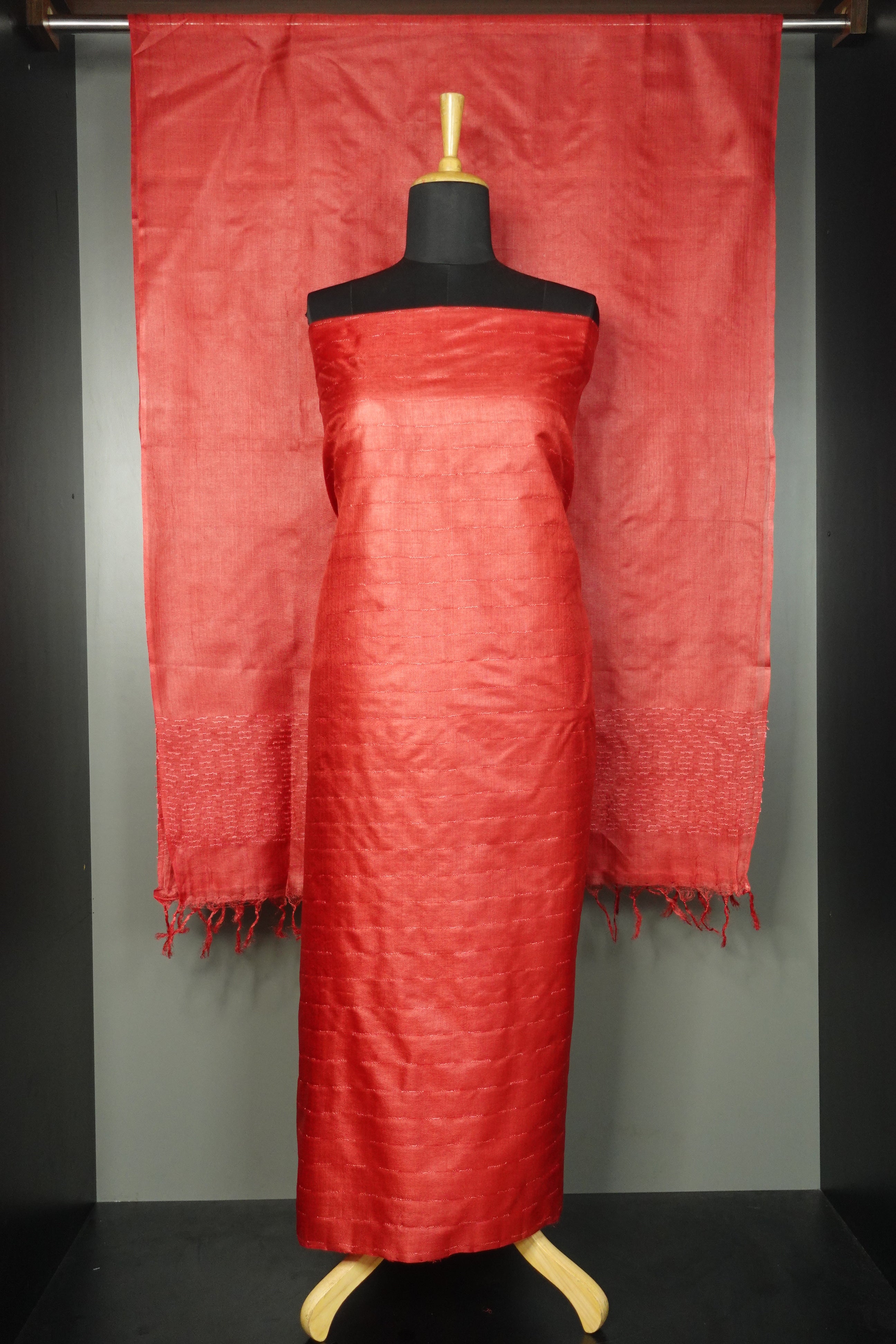 Noil Tussar Kesiya Weaved Salwar Set | SKH129