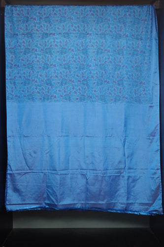 Blue Color Tussar Finish Saree | AHD299