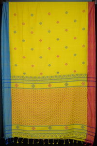 Handloom Cotton Sarees With Ganga Yamuna Borders | AB250