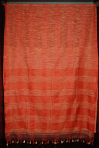 Bhagalpuri linen finish Organza Sarees with Kesia Weave Pattern | MDS251