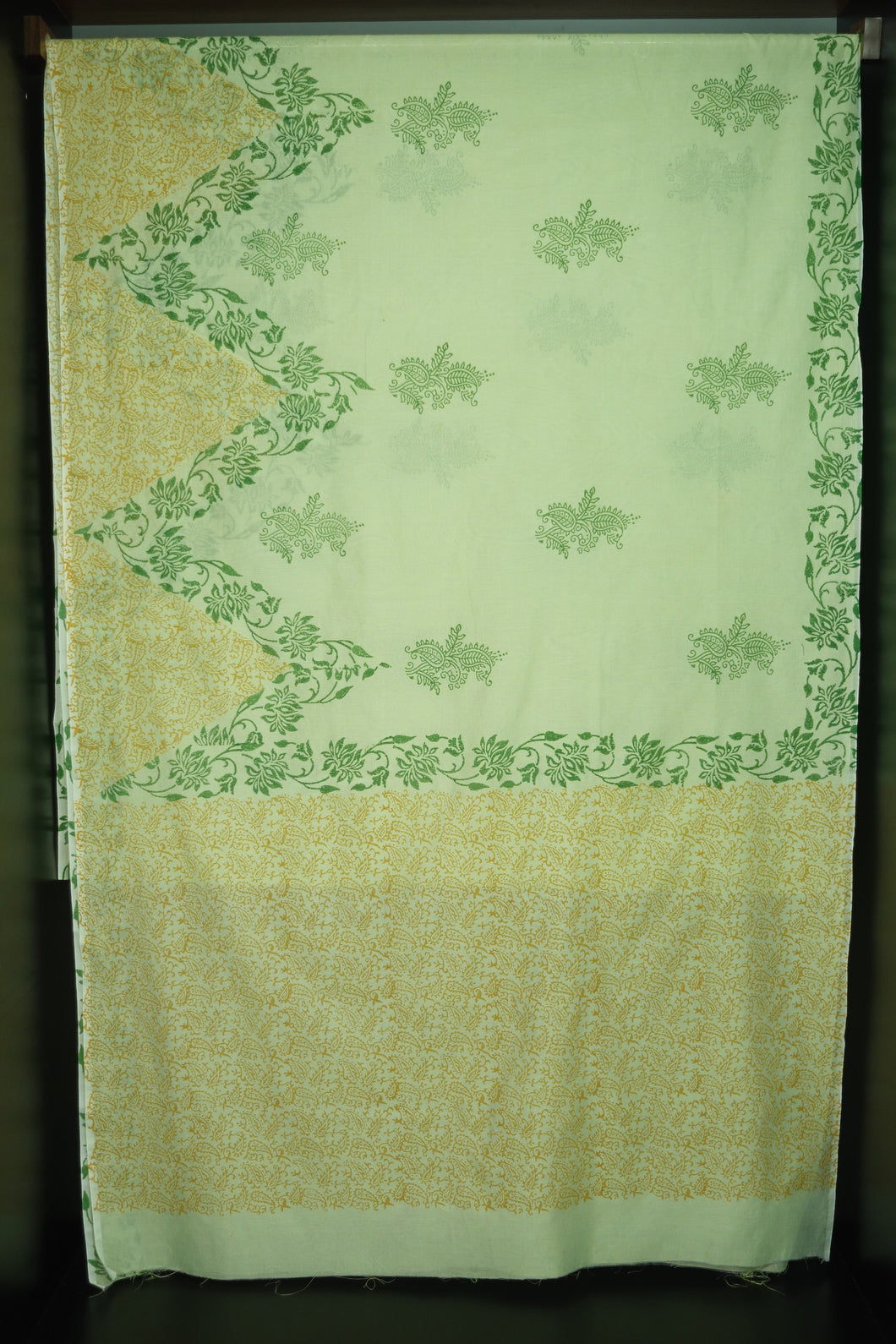 Block Printed Supernet Kota Saree | ACT766